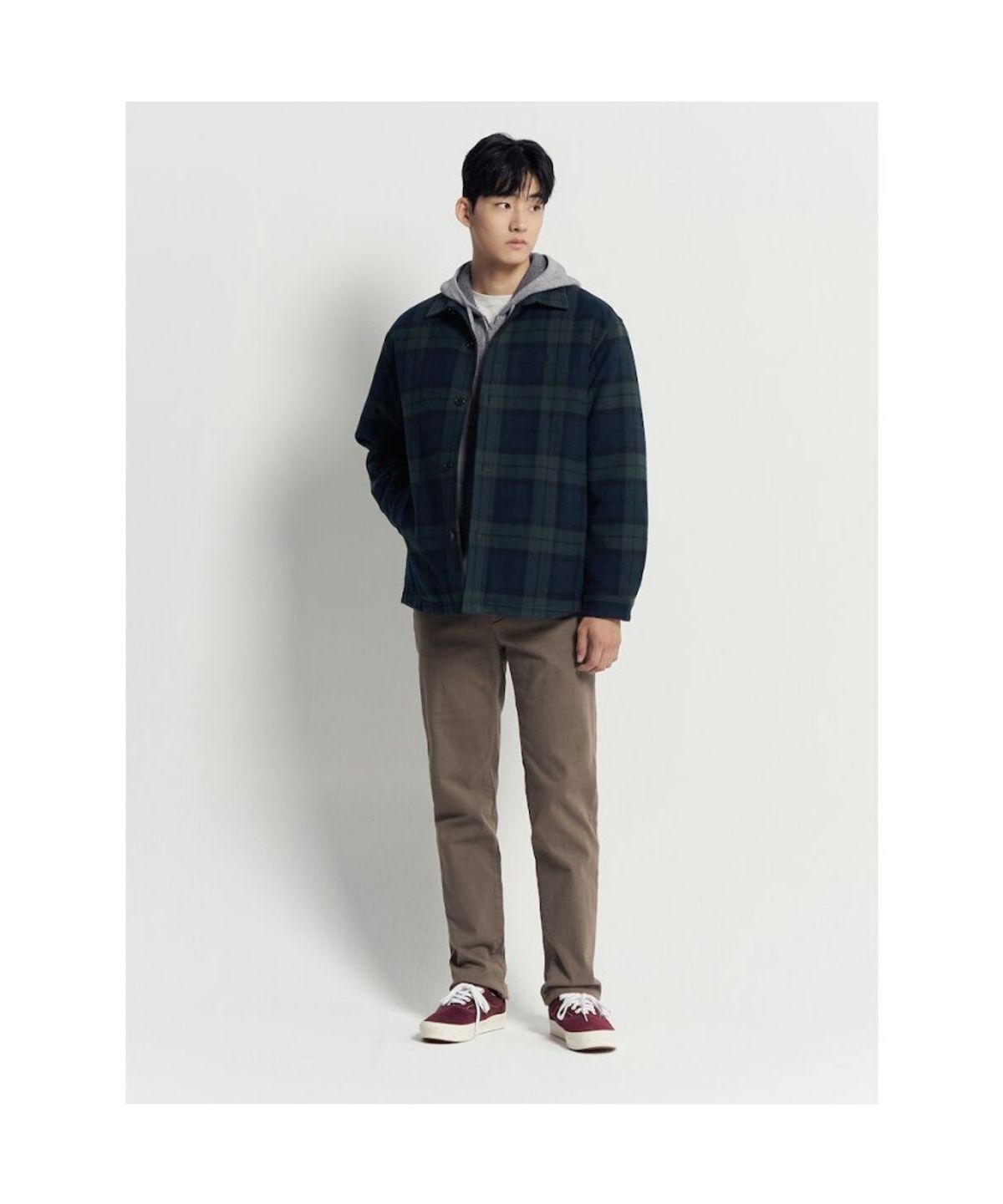 빈폴 멘(BEANPOLE MEN) 10수 트윌 스탠다드핏 팬츠  베이지