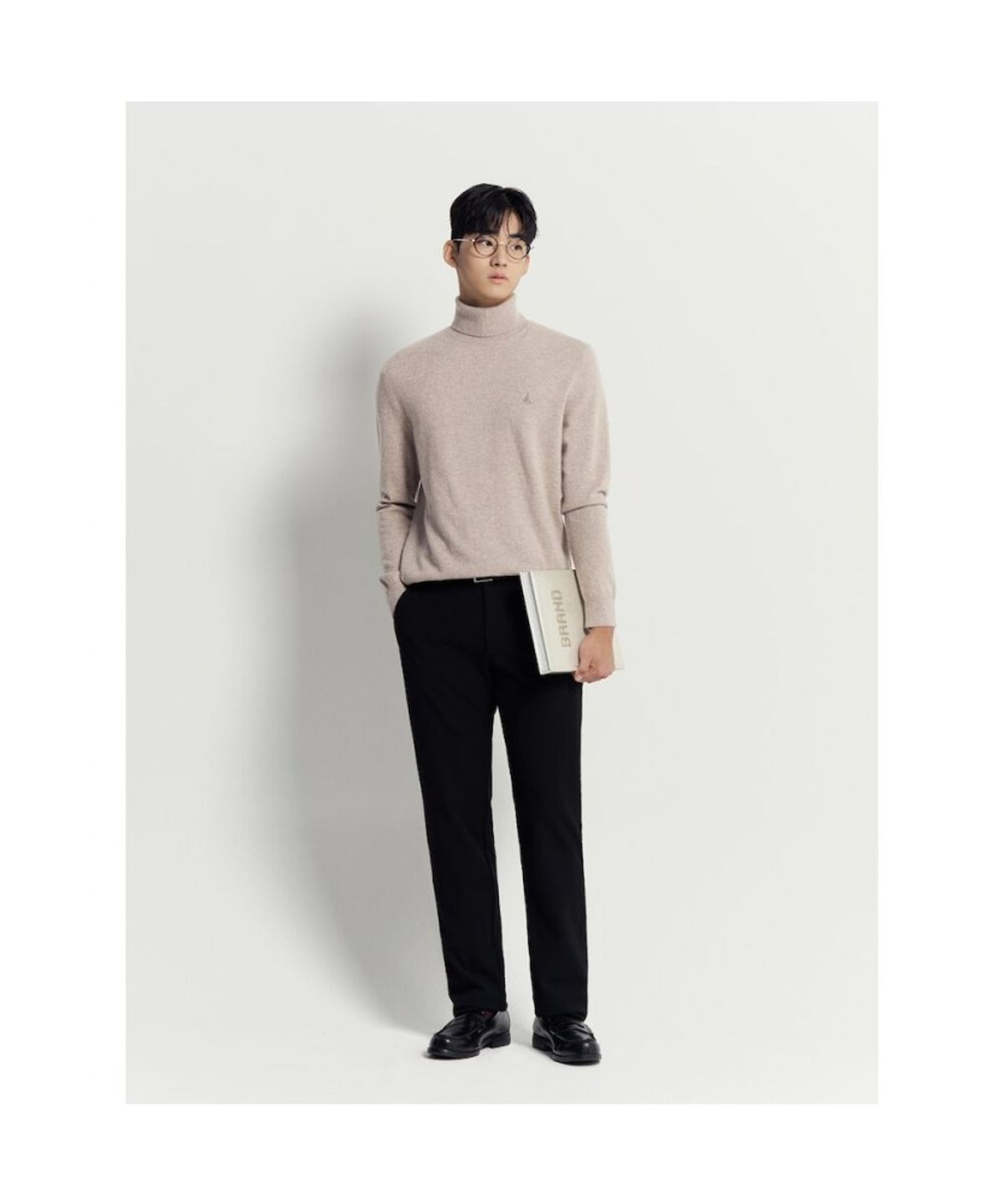 빈폴 멘(BEANPOLE MEN) 기모 스탠다드핏 슬랙스  블랙