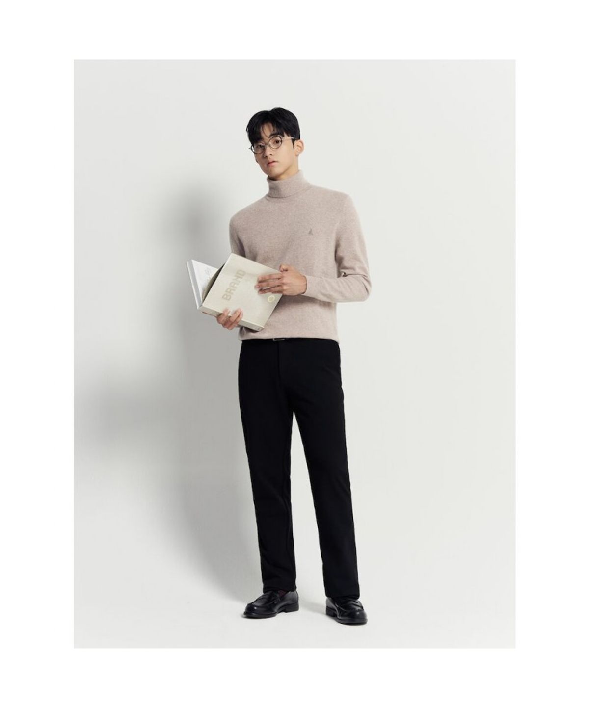 빈폴 멘(BEANPOLE MEN) 기모 스탠다드핏 슬랙스  블랙
