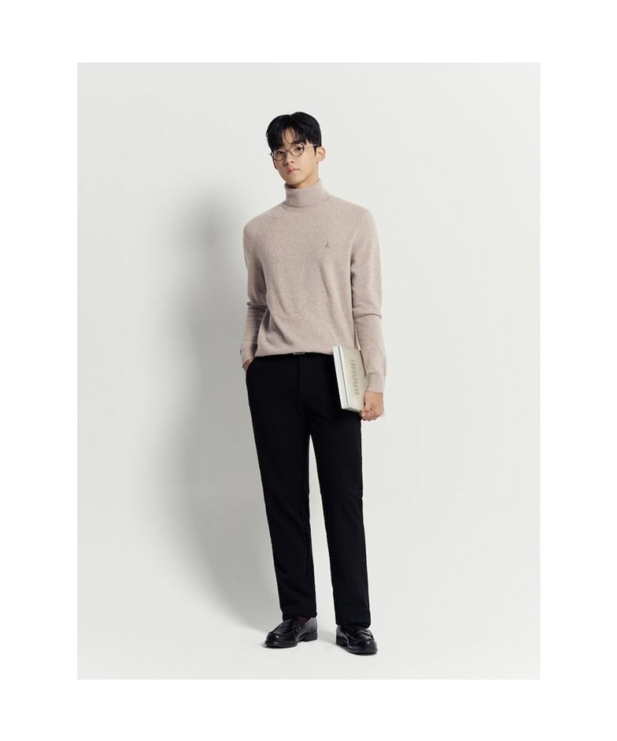 빈폴 멘(BEANPOLE MEN) 기모 스탠다드핏 슬랙스  블랙
