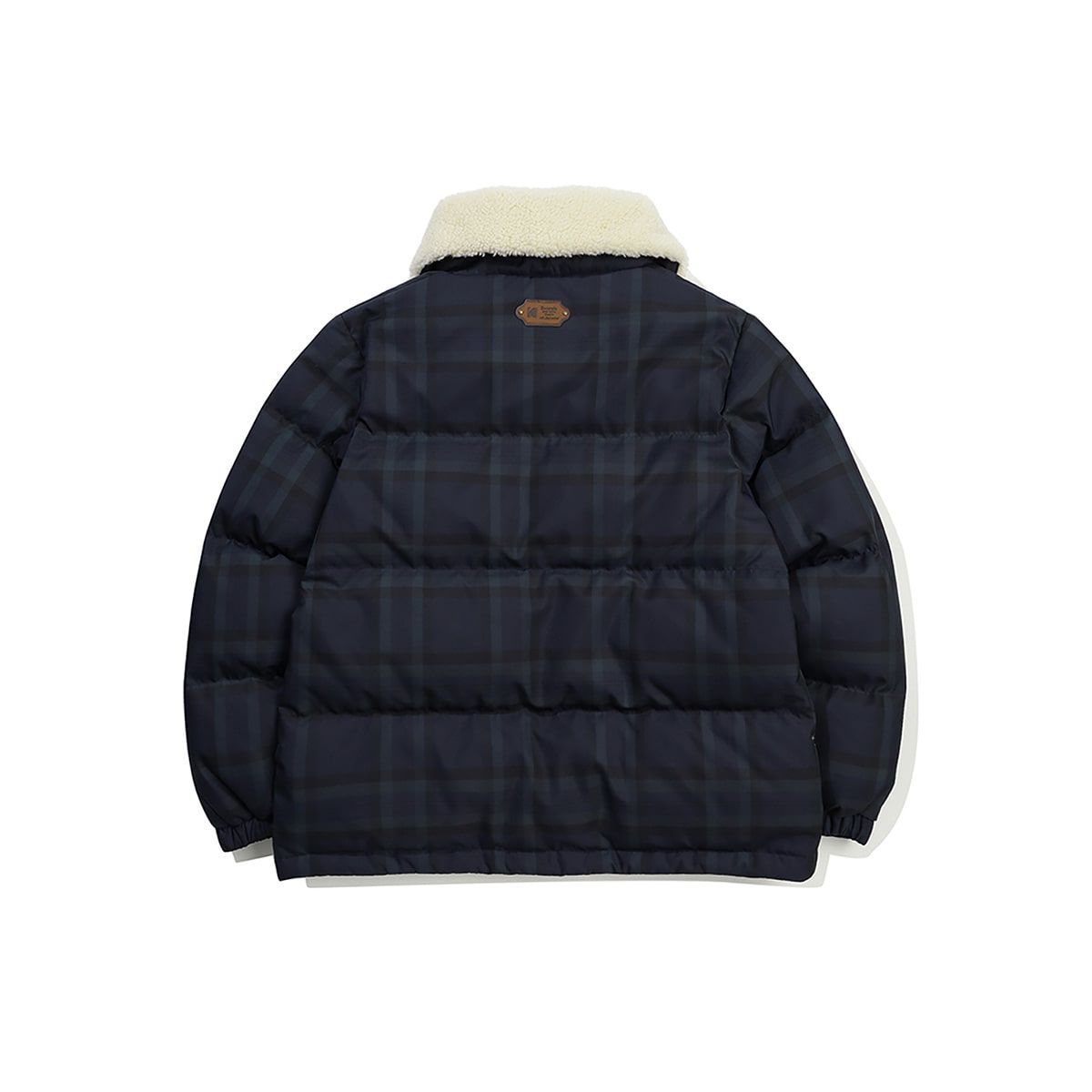 코닥(KODAK) 브라우니 클래식 체크 다운 자켓 NAVY