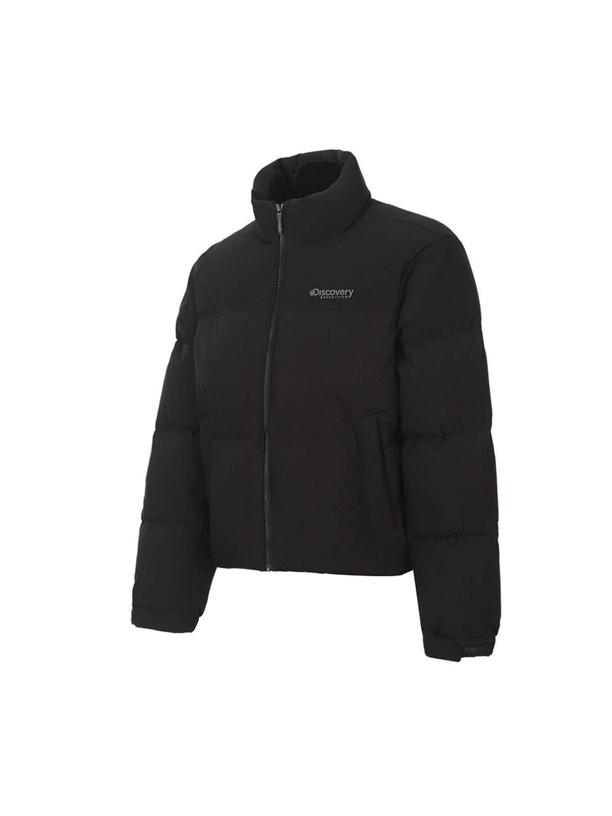 디스커버리 익스페디션(DISCOVERY EXPEDITION) 여성 반슬리 다운 크롭 숏패딩 (BLACK)