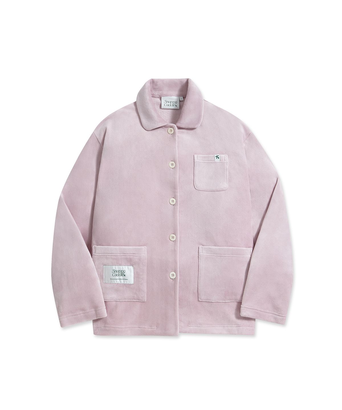 스내피커들(SNAPPY CUDDLE) Cloud Atelier Pajama Set (Melting Mauve)