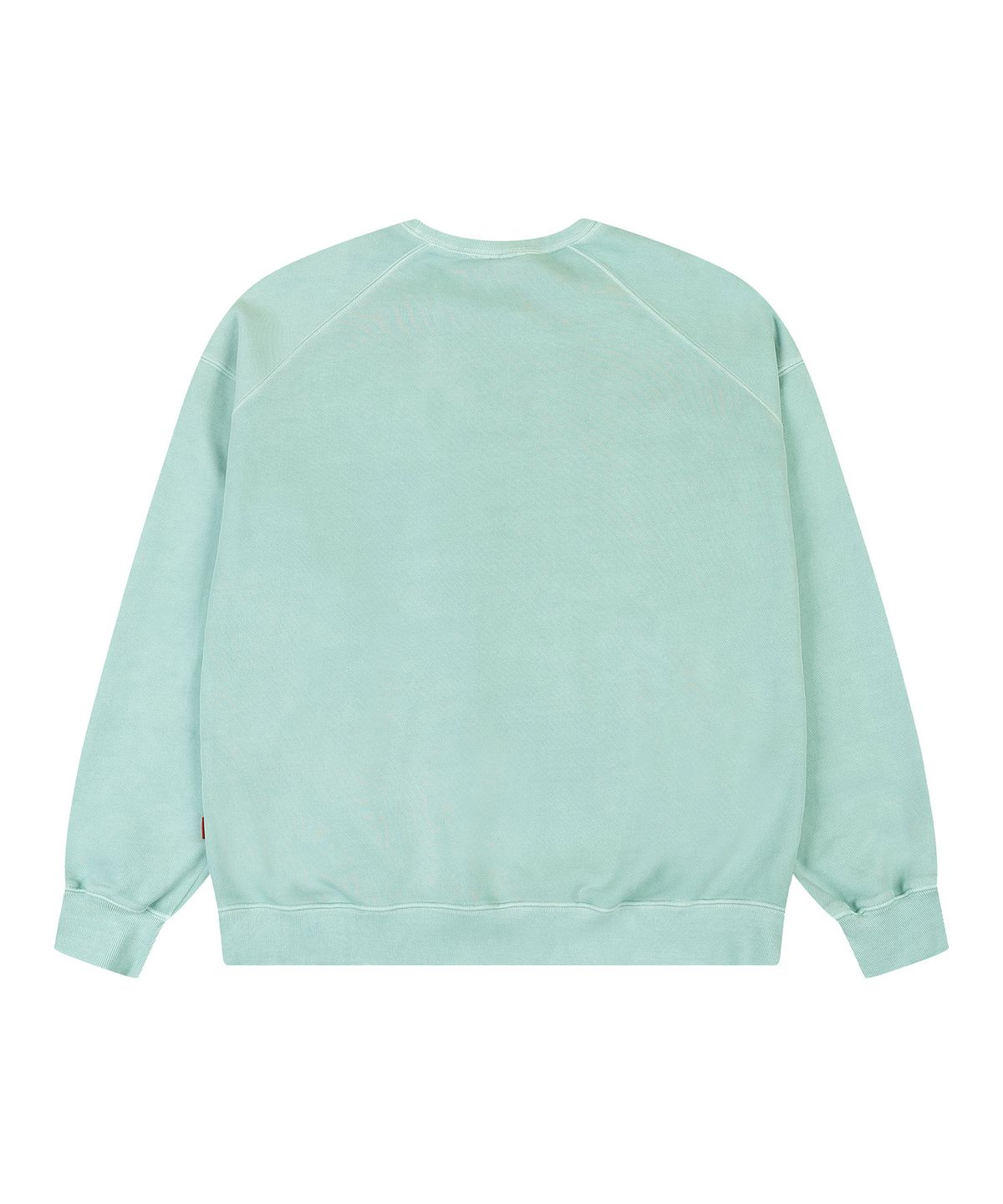 에이던엠(ADERNM) BACK CUT-LINE PIGMENT SWEATSHIRT (MINT)