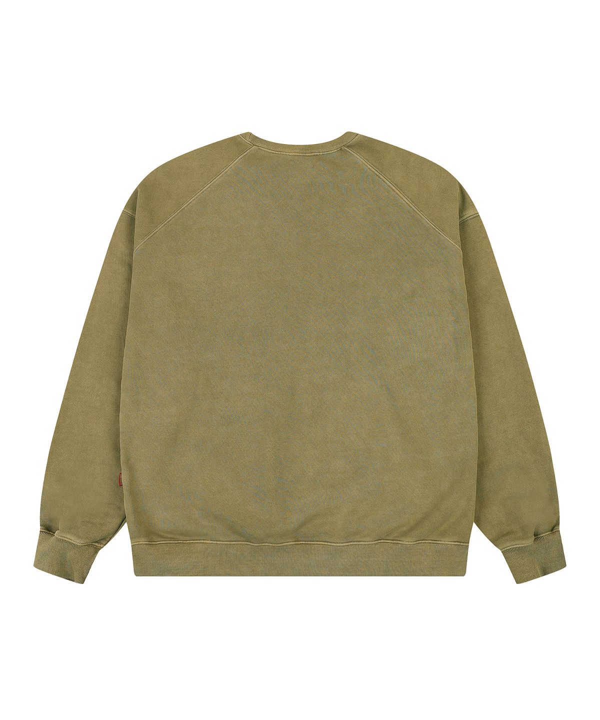 에이던엠(ADERNM) BACK CUT-LINE PIGMENT SWEATSHIRT (BEIGE)