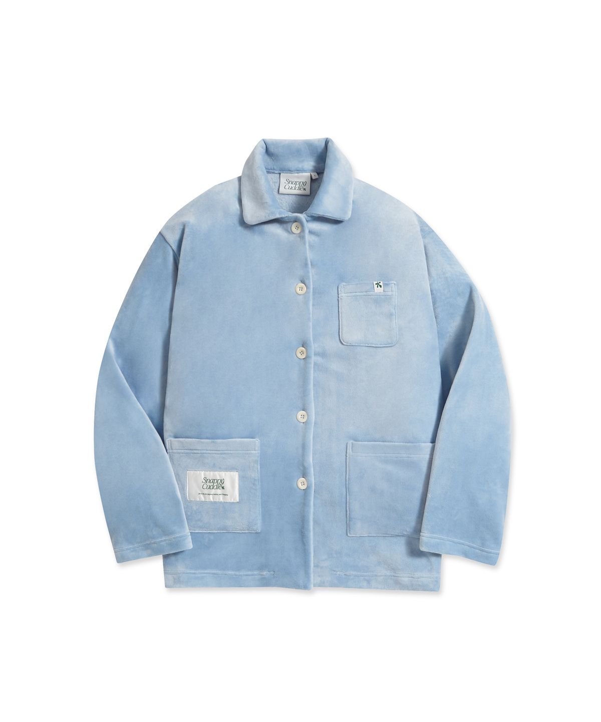 스내피커들(SNAPPY CUDDLE) Cloud Atelier Pajama Set (Blue Bird)