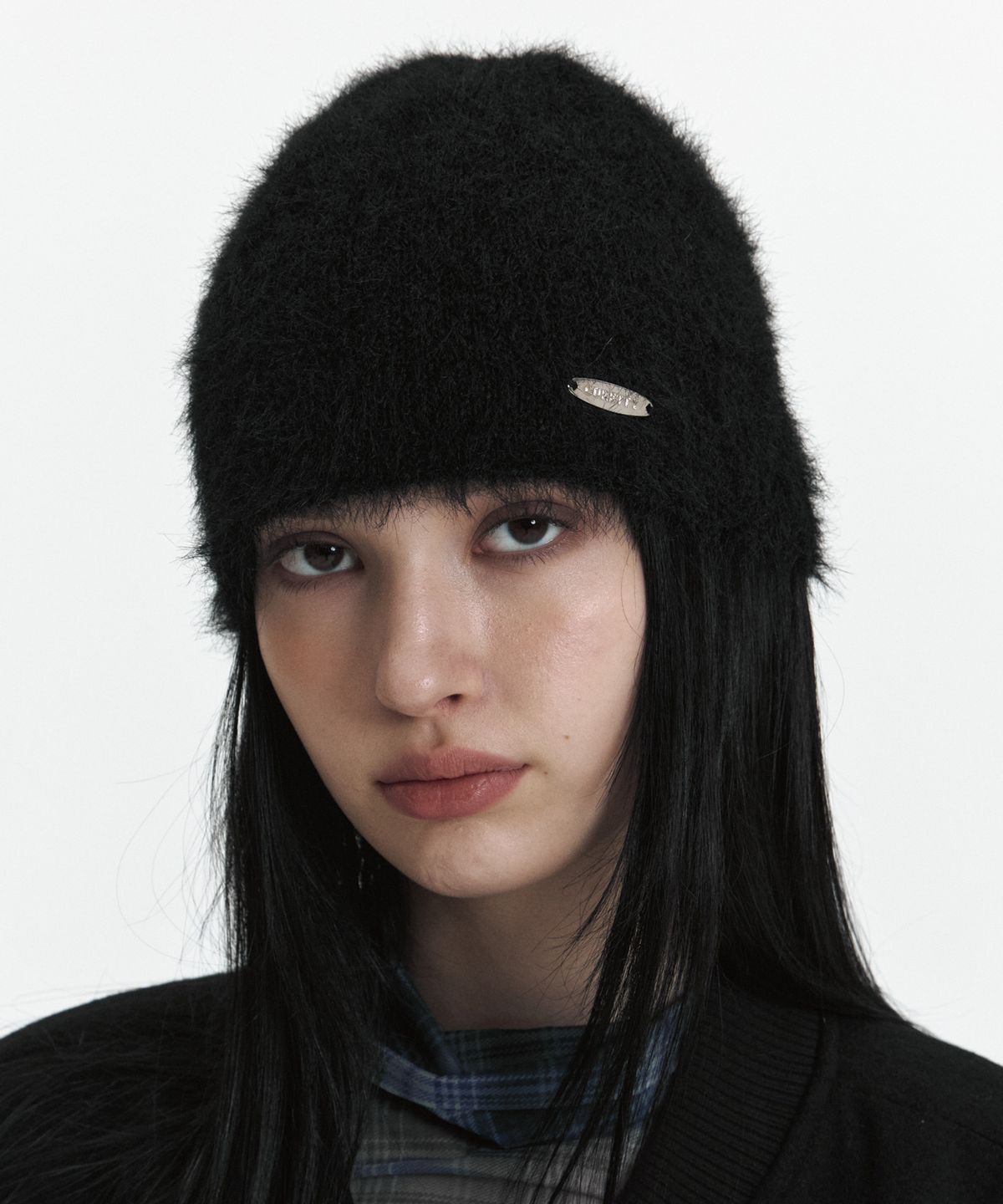 큐리티(CURETTY) C HAIRY BEANIE_BLACK