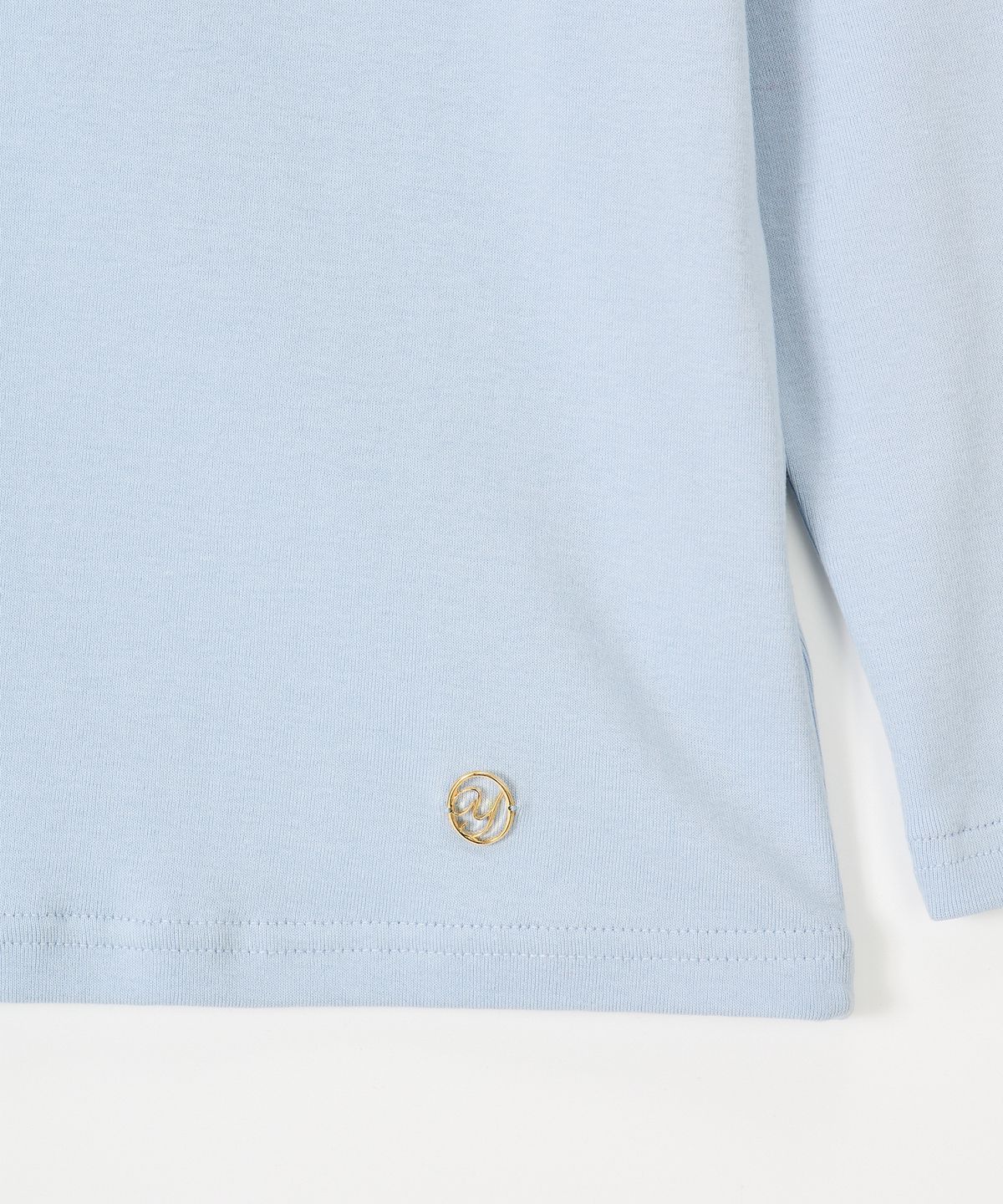살롱 드 욘(SALON DE YOHN) Boat Neck Classic Tee_ Blue