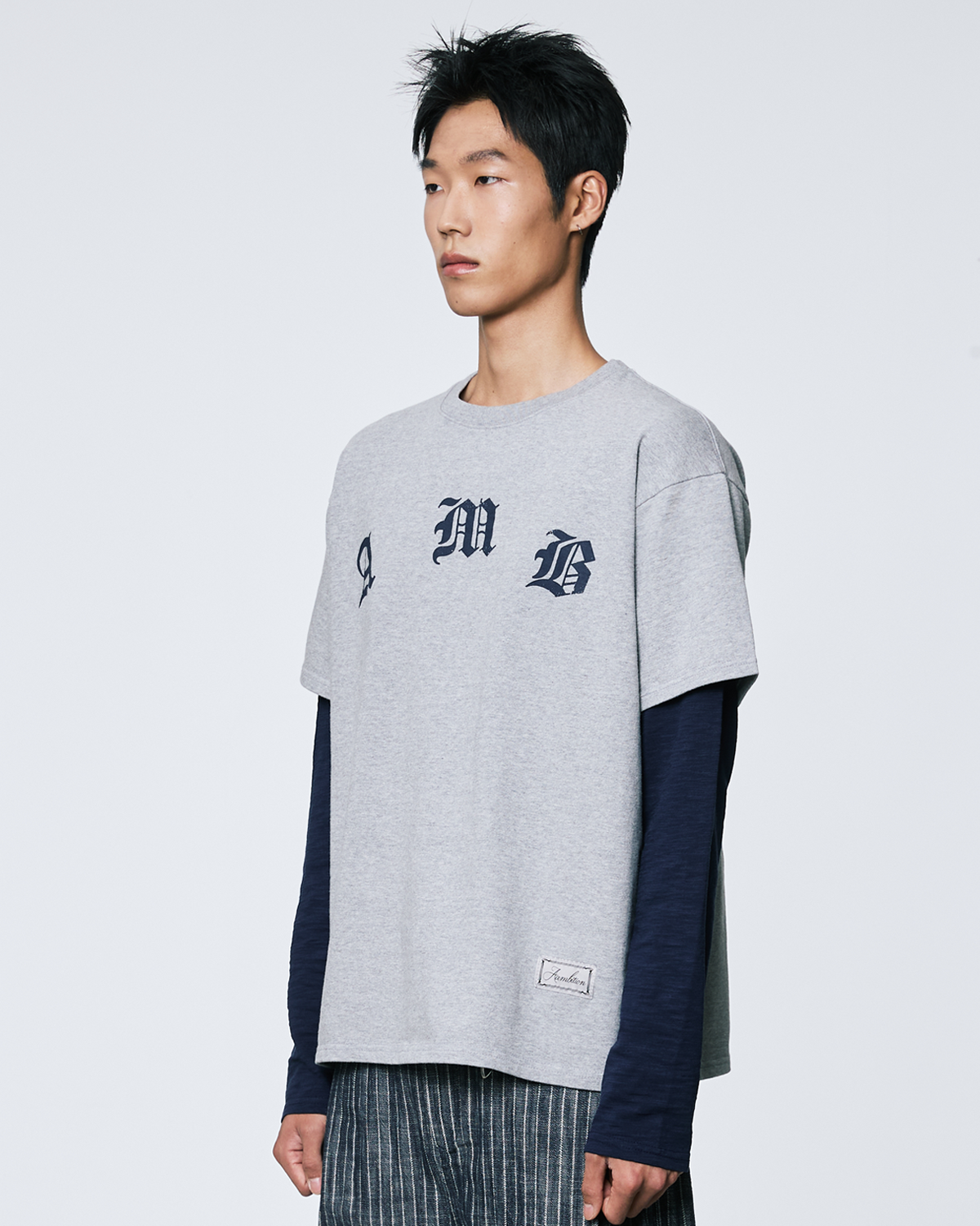 어앰비션(AAMBITION) AMB 레이어드 롱슬리브 (메란지)