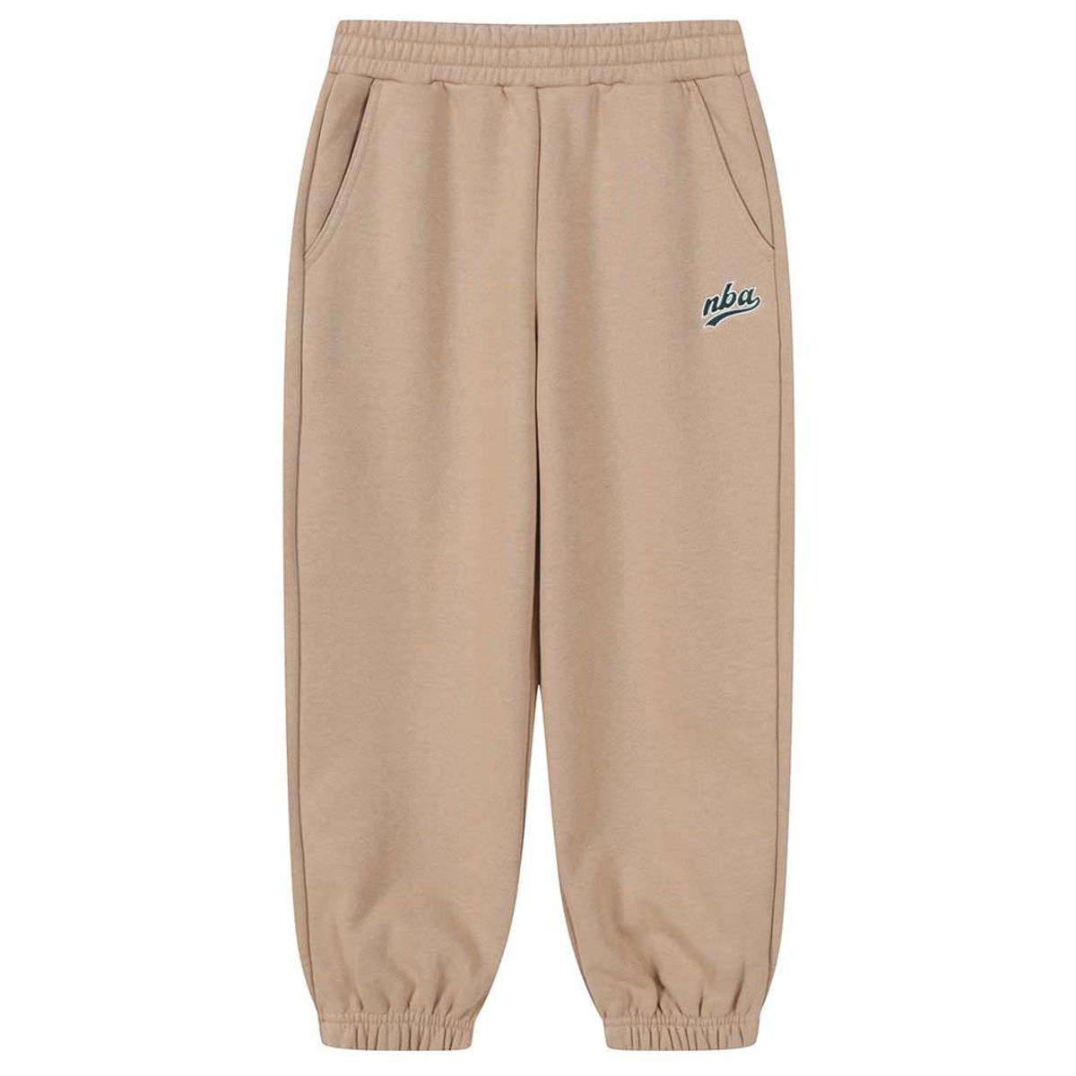 엔비에이 키즈(NBA KIDS) NBA 로고 조거팬츠(K254TP070P) 베이지