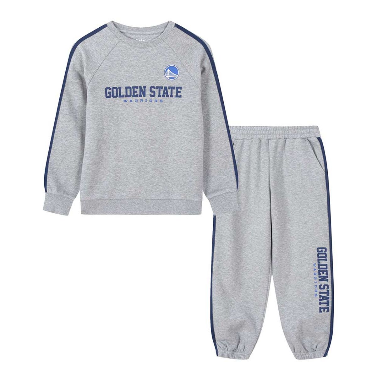 엔비에이 키즈(NBA KIDS) GSW 팀로고 셋업(K254ST030P) 멜란지 그레이