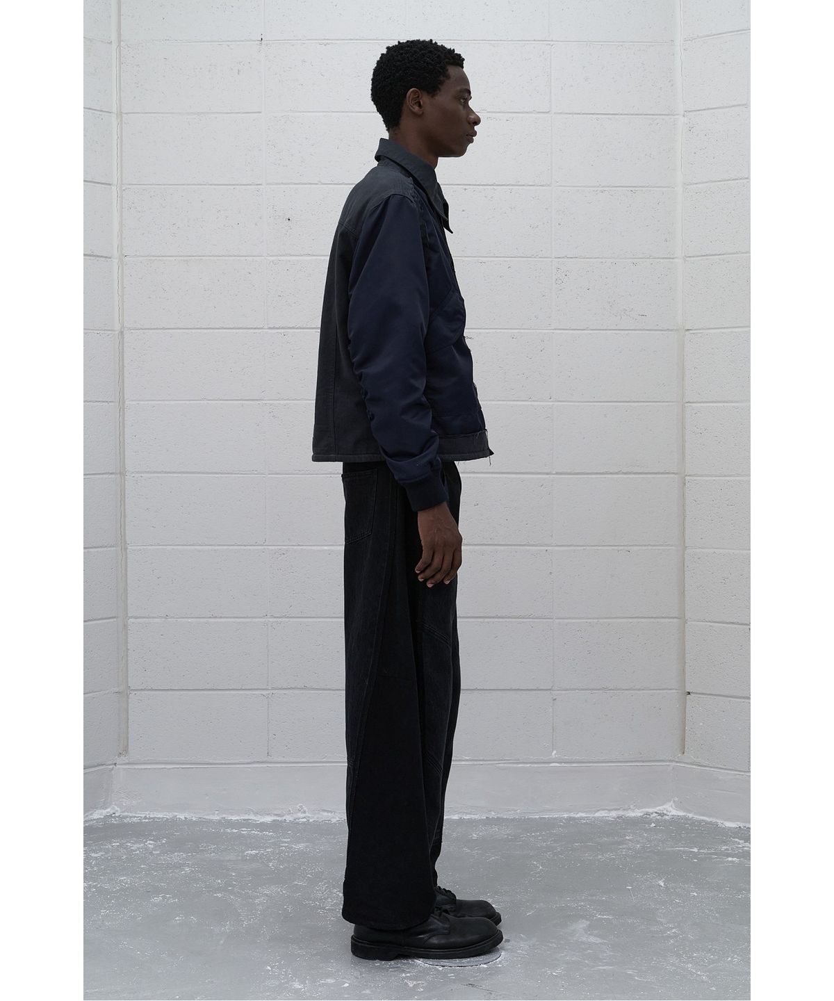 래코드(RECODE) (RE;CODE × OBJECTS IV LIFE by Daniel Arsham) MA-1 Mixed Jacket R0JAA25200GYX