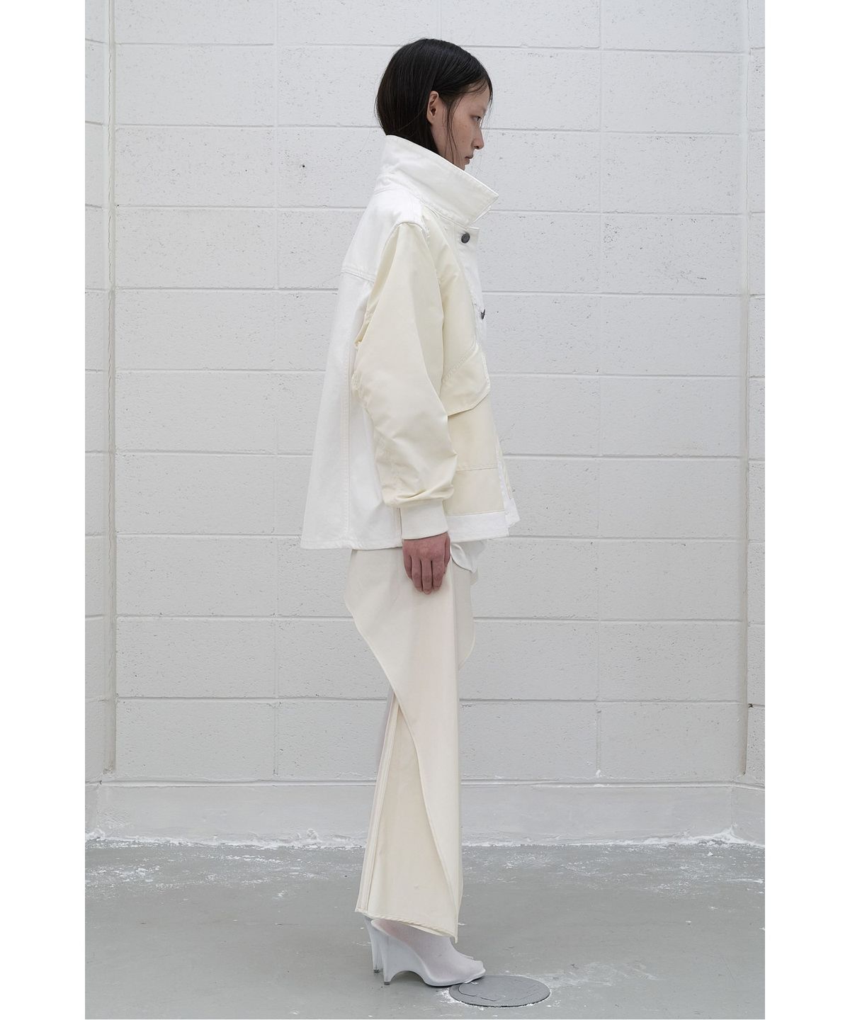 래코드(RECODE) (RE;CODE × OBJECTS IV LIFE by Daniel Arsham) MA-1 Mixed Jacket R0JAA25200WHX