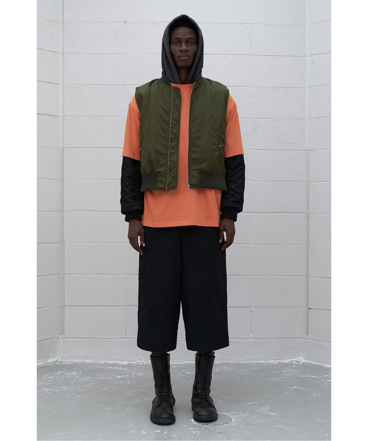 래코드(RECODE) (RE;CODE × OBJECTS IV LIFE by Daniel Arsham) Inside-Out Hoodie Jumper R0UAW25201KHX