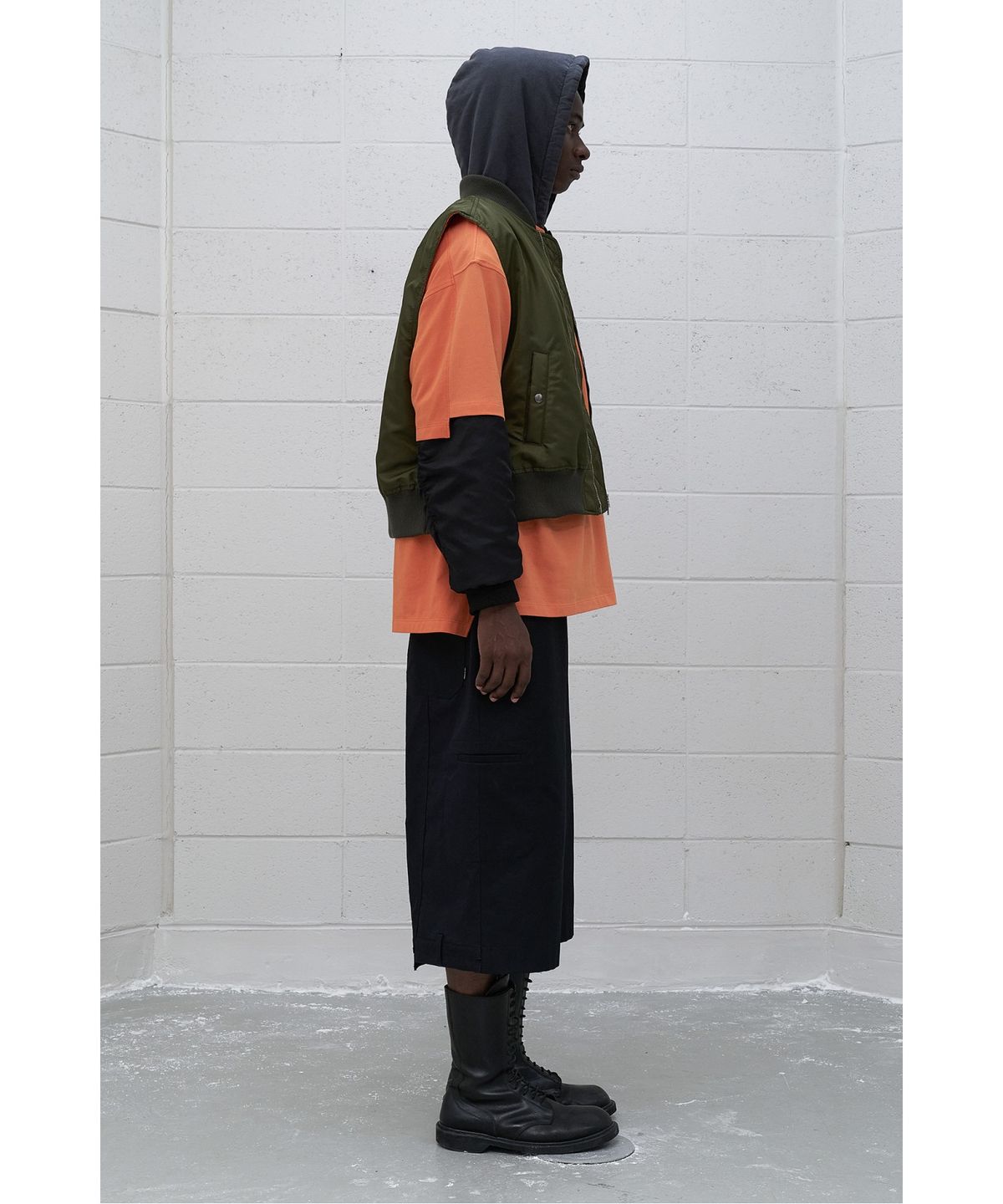 래코드(RECODE) (RE;CODE × OBJECTS IV LIFE by Daniel Arsham) Inside-Out Hoodie Jumper R0UAW25201KHX