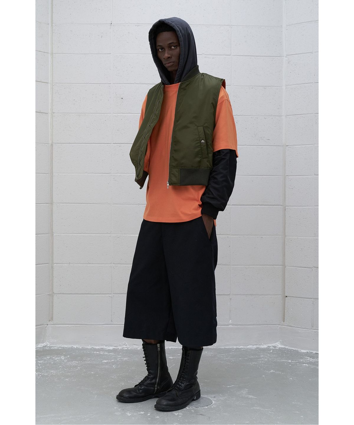래코드(RECODE) (RE;CODE × OBJECTS IV LIFE by Daniel Arsham) Inside-Out Hoodie Jumper R0UAW25201KHX