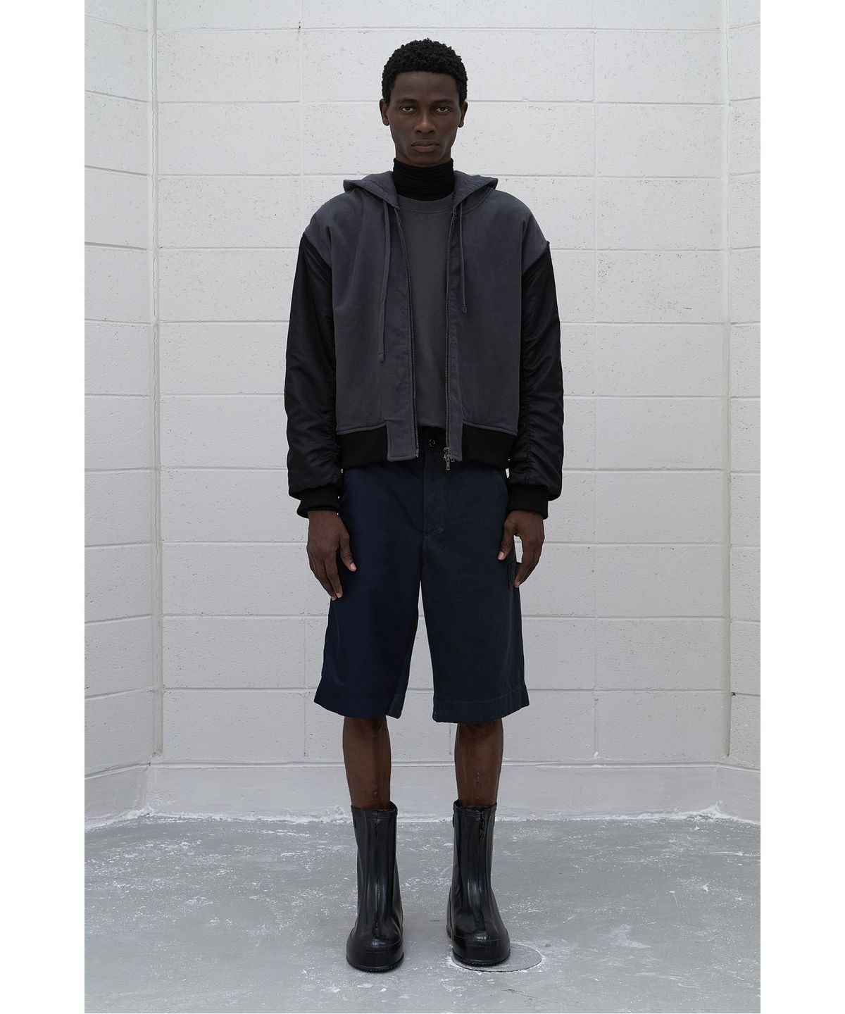 래코드(RECODE) (RE;CODE × OBJECTS IV LIFE by Daniel Arsham) Inside-Out Hoodie Jumper R0UAW25201GYX