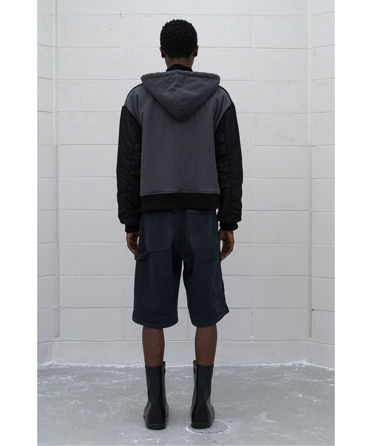래코드(RECODE) (RE;CODE × OBJECTS IV LIFE by Daniel Arsham) Inside-Out Hoodie Jumper R0UAW25201GYX