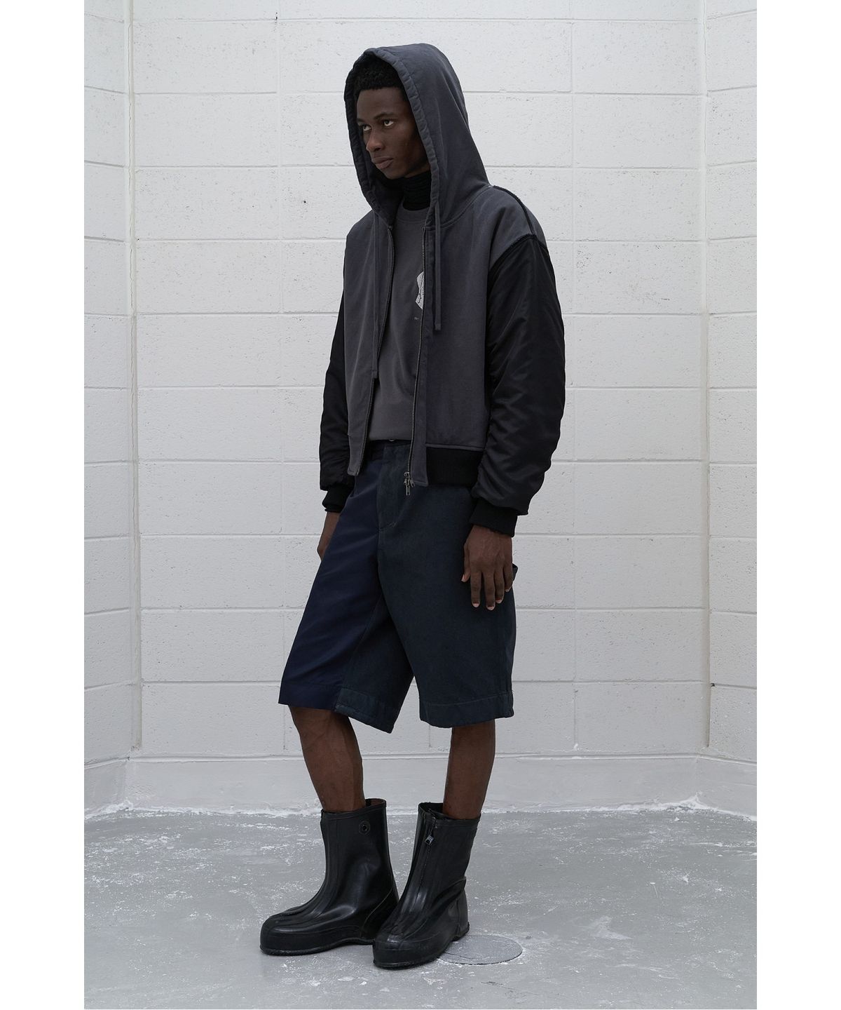 래코드(RECODE) (RE;CODE × OBJECTS IV LIFE by Daniel Arsham) Inside-Out Hoodie Jumper R0UAW25201GYX