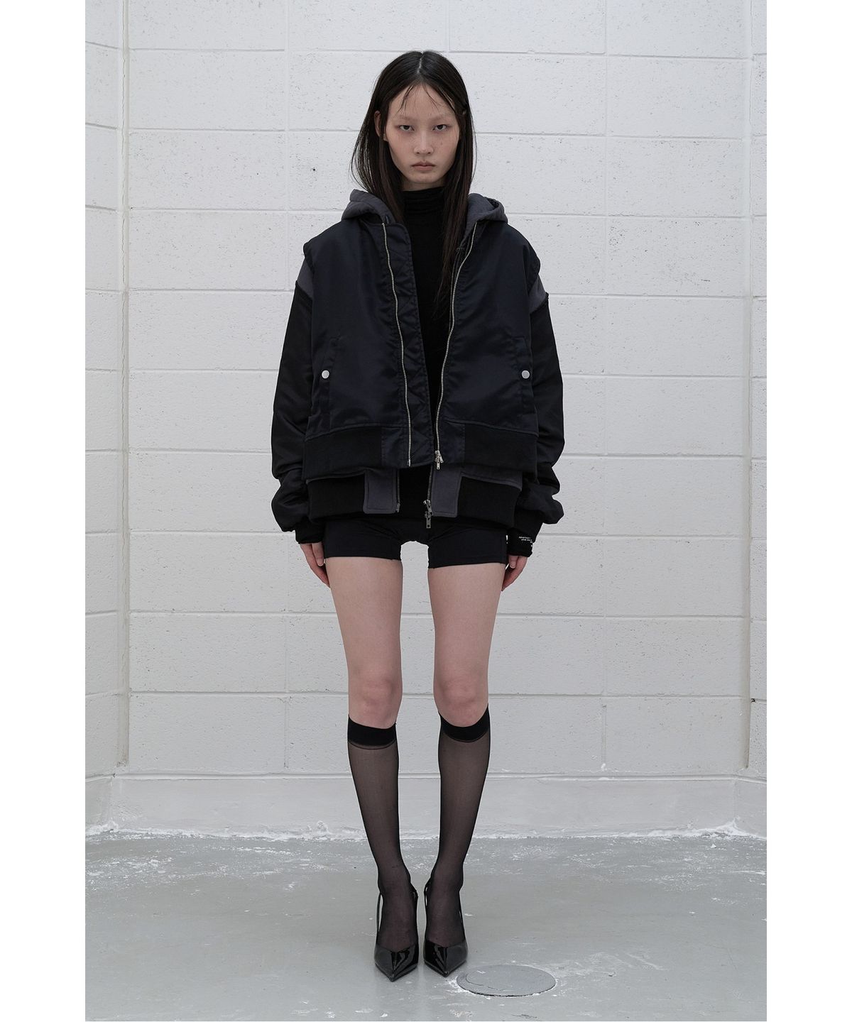 래코드(RECODE) (RE;CODE × OBJECTS IV LIFE by Daniel Arsham) Inside-Out Hoodie Jumper R0UAW25201GYX