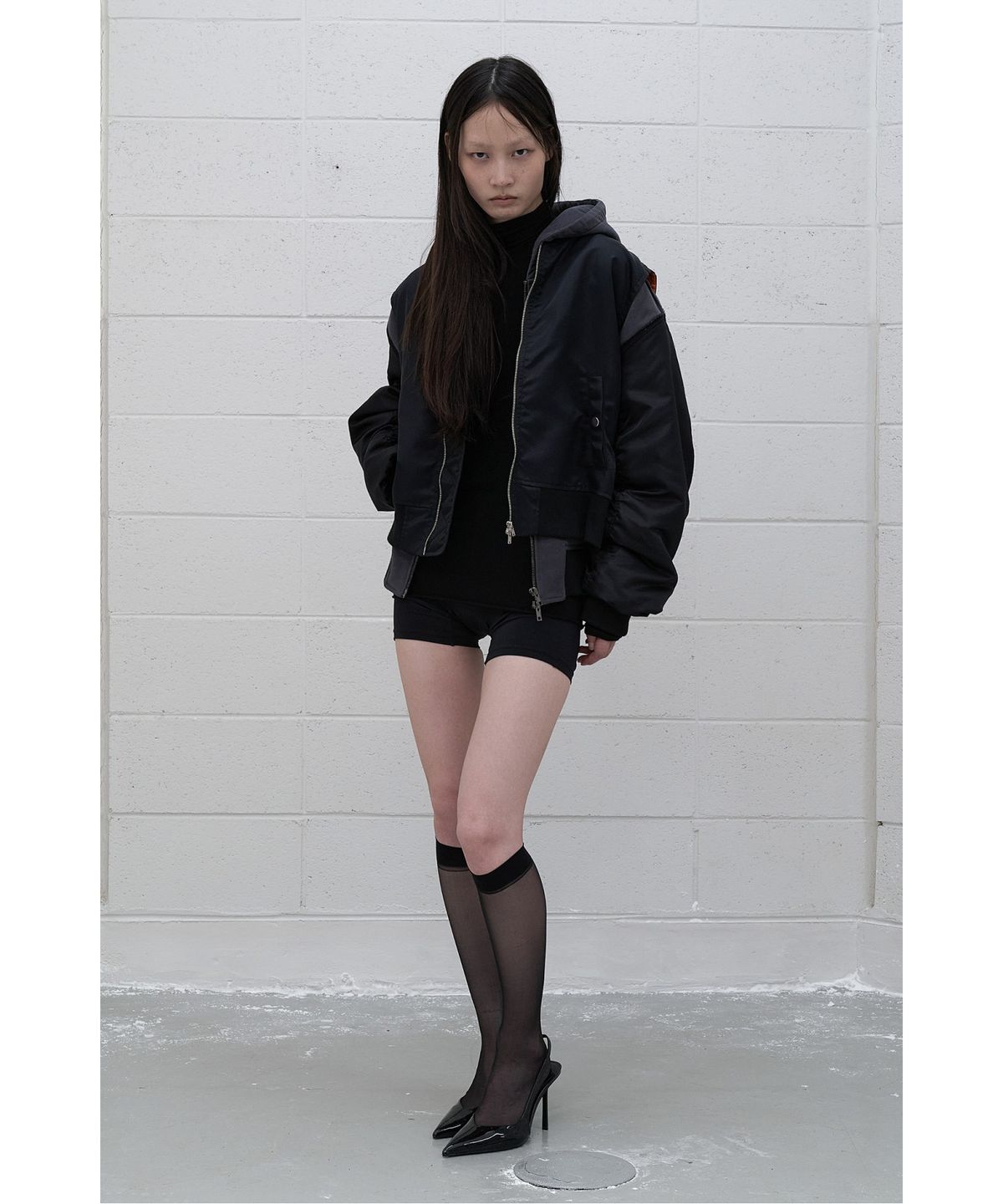 래코드(RECODE) (RE;CODE × OBJECTS IV LIFE by Daniel Arsham) Inside-Out Hoodie Jumper R0UAW25201GYX