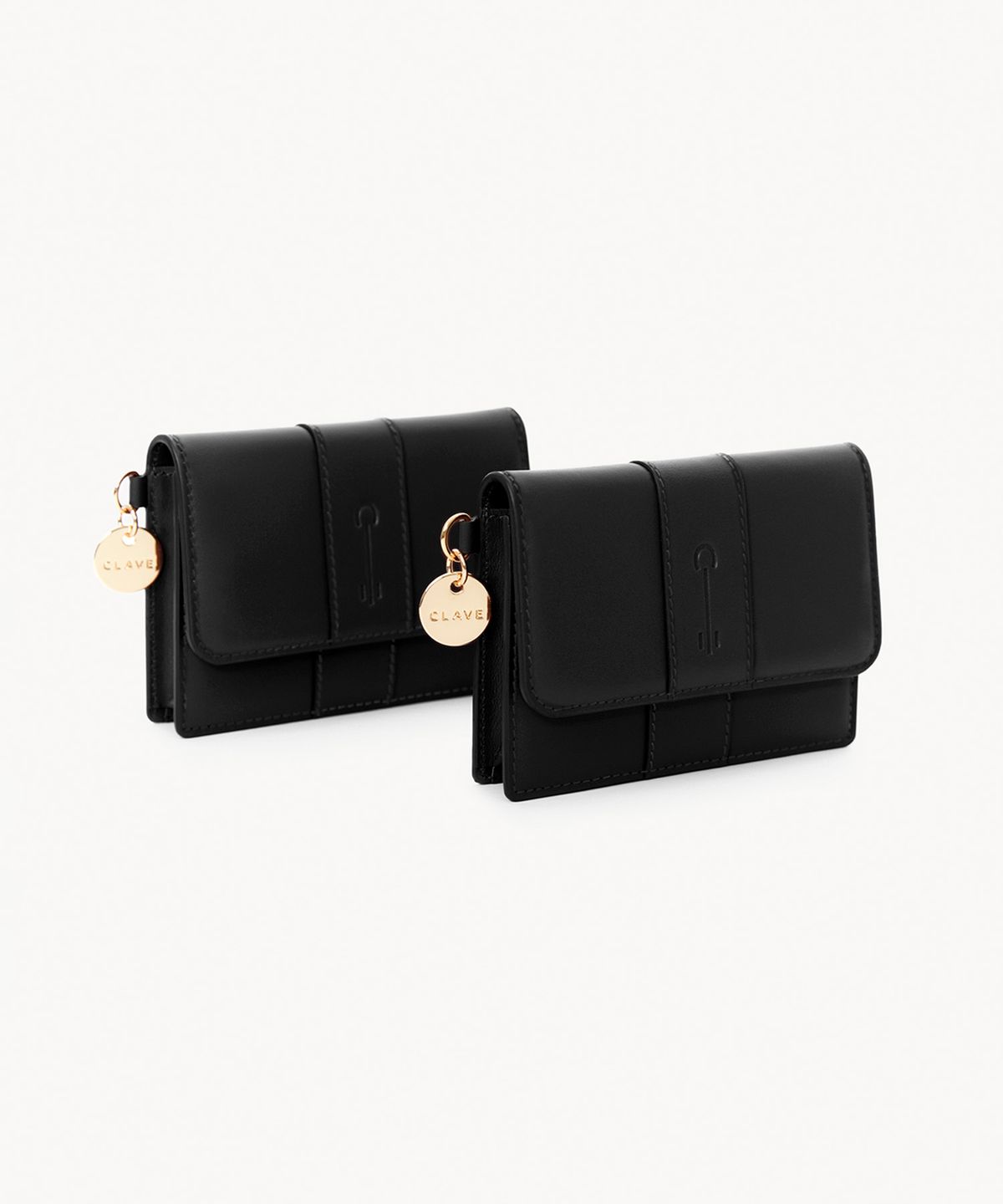 끌라베(CLAVE) 엘바 블랙 카드지갑 (ELVA Black Card Wallet)