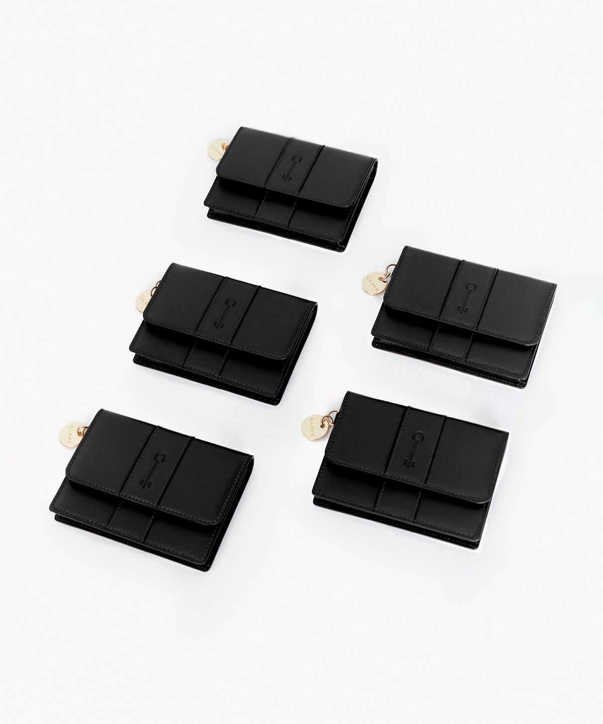 끌라베(CLAVE) 엘바 블랙 카드지갑 (ELVA Black Card Wallet)