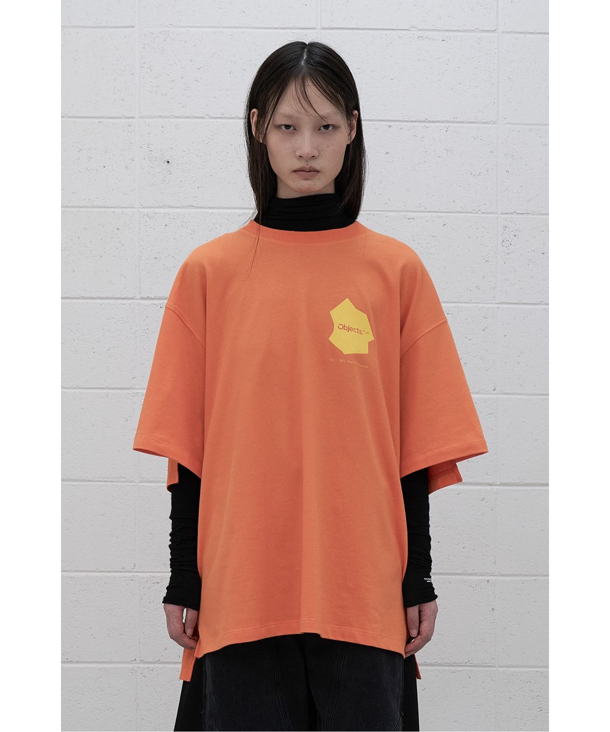 래코드(RECODE) (RE;CODE × OBJECTS IV LIFE by Daniel Arsham) Garment Layered T-shirt R0TAX25221ORX