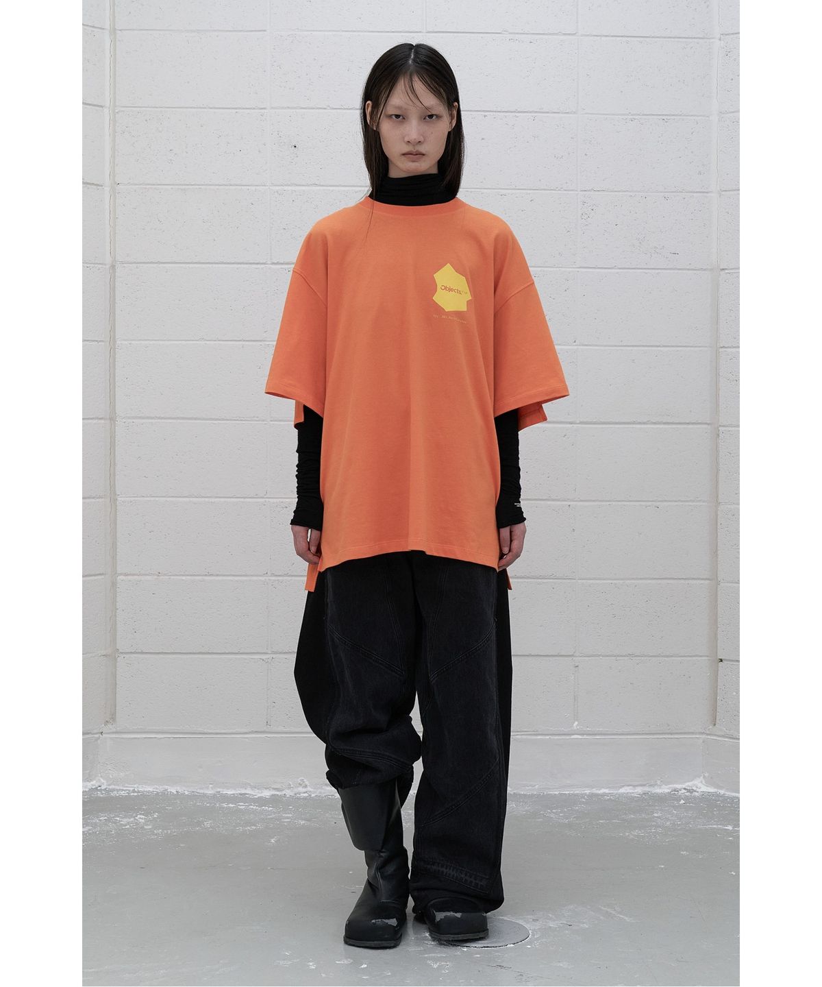 래코드(RECODE) (RE;CODE × OBJECTS IV LIFE by Daniel Arsham) Garment Layered T-shirt R0TAX25221ORX