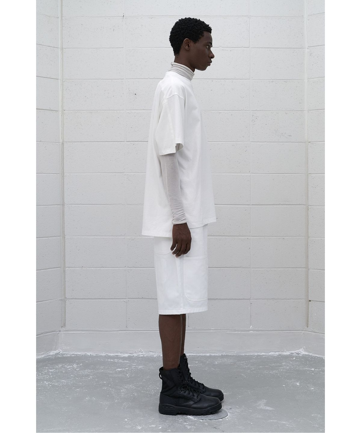 래코드(RECODE) (RE;CODE × OBJECTS IV LIFE by Daniel Arsham) Garment Layered T-shirt R0TAX25221WHX