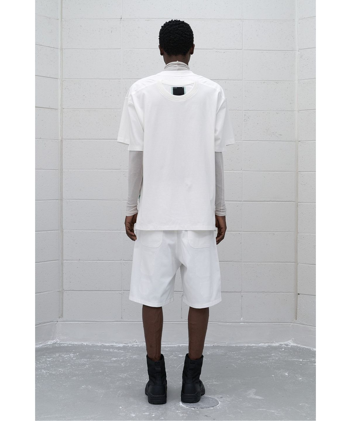 래코드(RECODE) (RE;CODE × OBJECTS IV LIFE by Daniel Arsham) Garment Layered T-shirt R0TAX25221WHX
