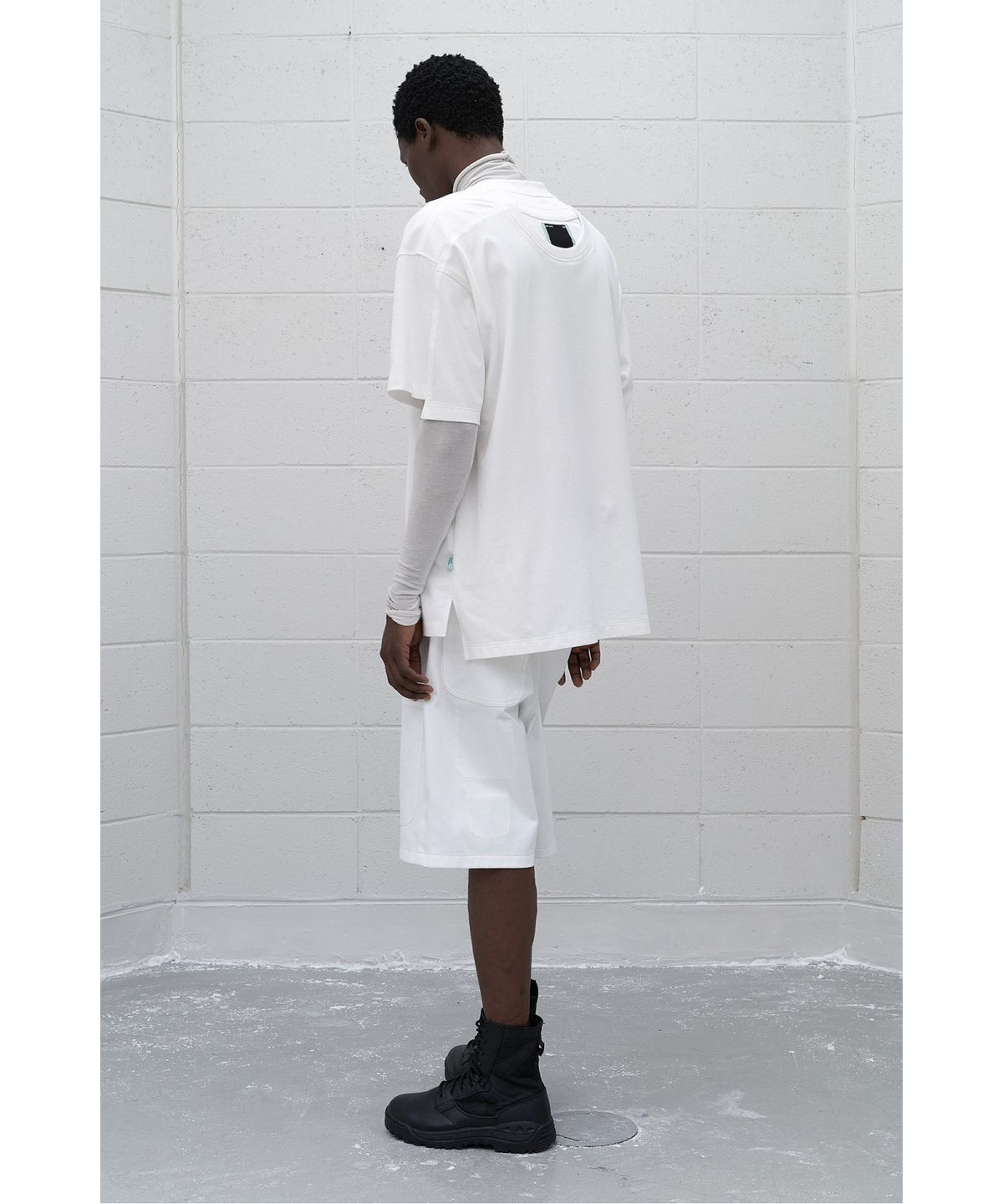 래코드(RECODE) (RE;CODE × OBJECTS IV LIFE by Daniel Arsham) Garment Layered T-shirt R0TAX25221WHX