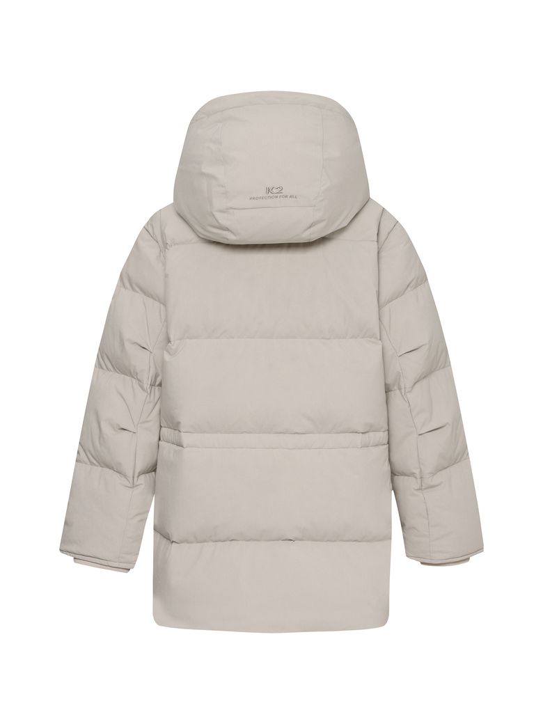 KIDS 야상 다운 파카 (공용)_Grayish BEIGE