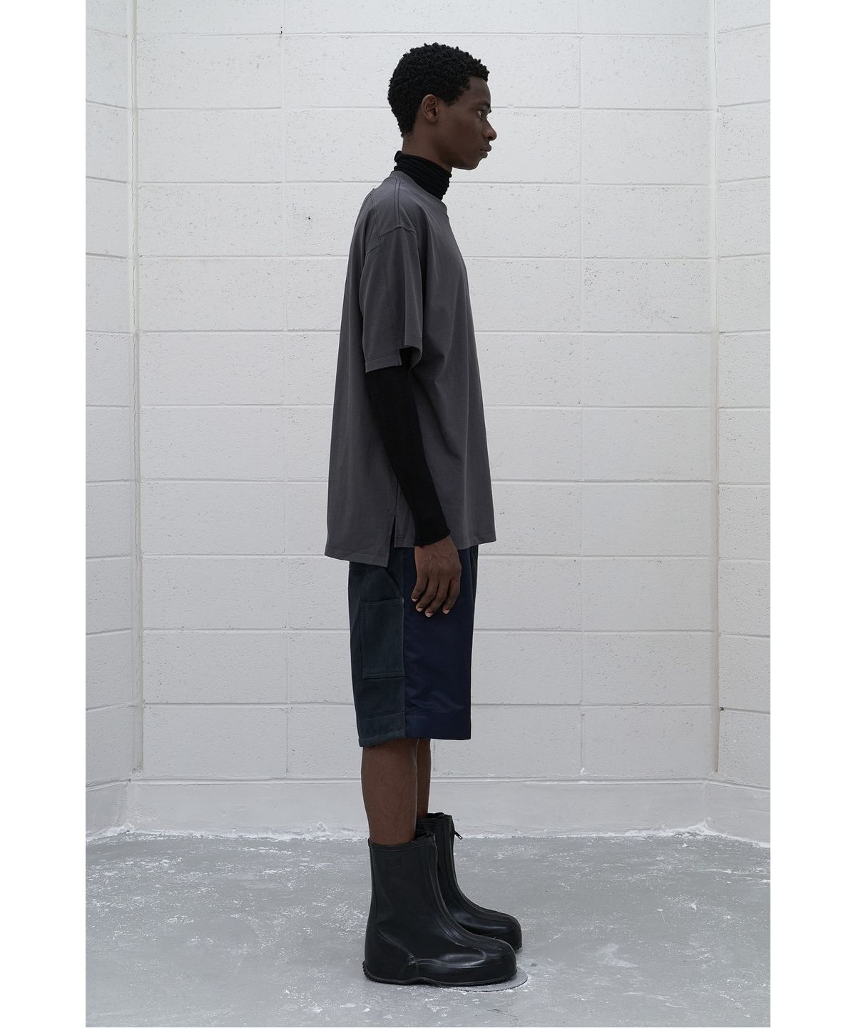 래코드(RECODE) (RE;CODE × OBJECTS IV LIFE by Daniel Arsham) Garment Layered T-shirt R0TAX25221GYX
