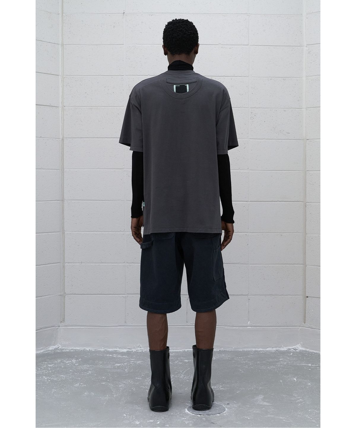 래코드(RECODE) (RE;CODE × OBJECTS IV LIFE by Daniel Arsham) Garment Layered T-shirt R0TAX25221GYX