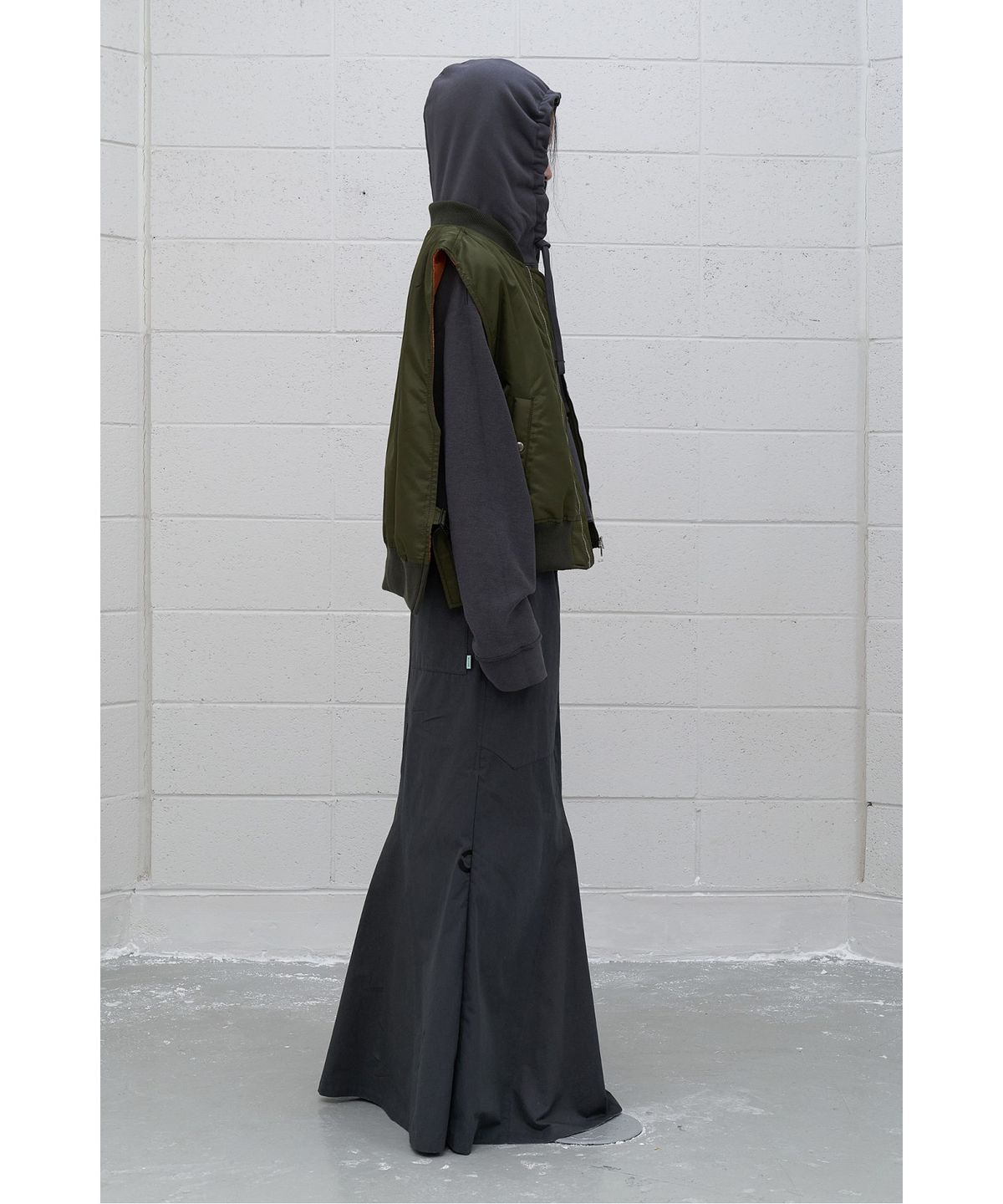 래코드(RECODE) (RE;CODE × OBJECTS IV LIFE by Daniel Arsham) Reworked Maxi Skirt R0KAA25232GYX