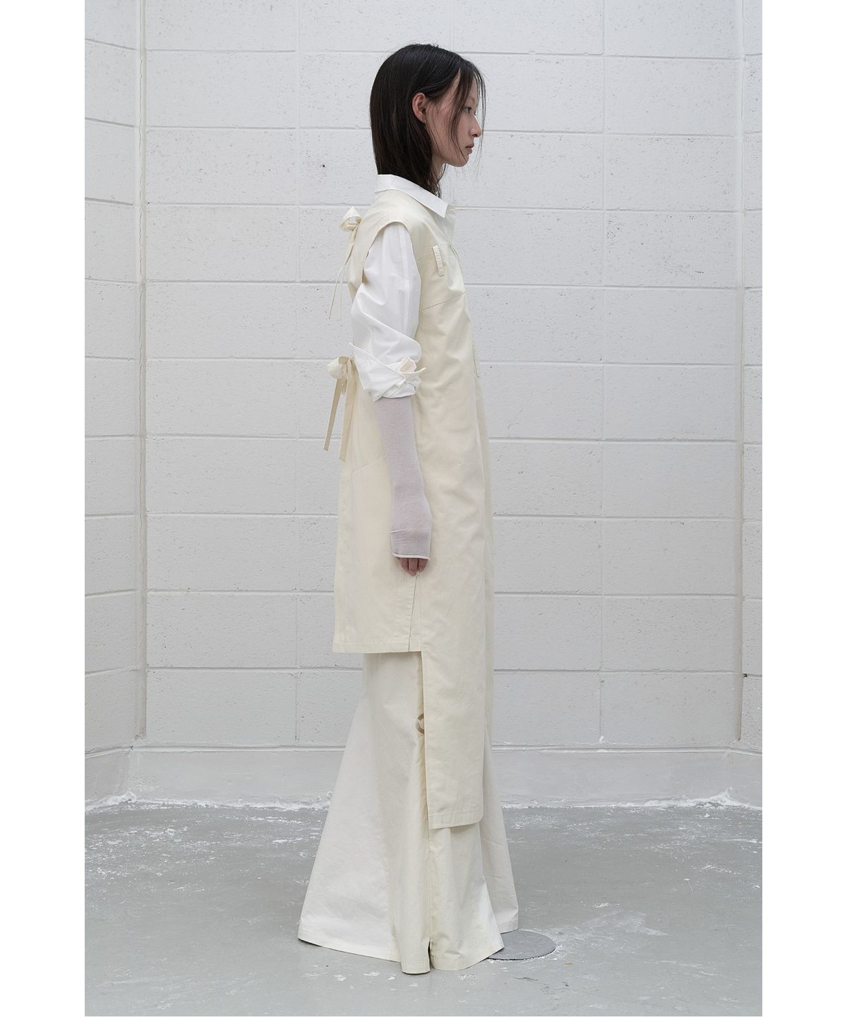 래코드(RECODE) (RE;CODE × OBJECTS IV LIFE by Daniel Arsham) Reworked Pants Layering Dress R0DAA25202IVX