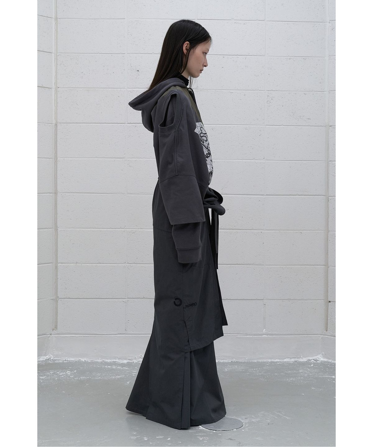 래코드(RECODE) (RE;CODE × OBJECTS IV LIFE by Daniel Arsham) Reworked Pants Layering Dress R0DAA25202GYX