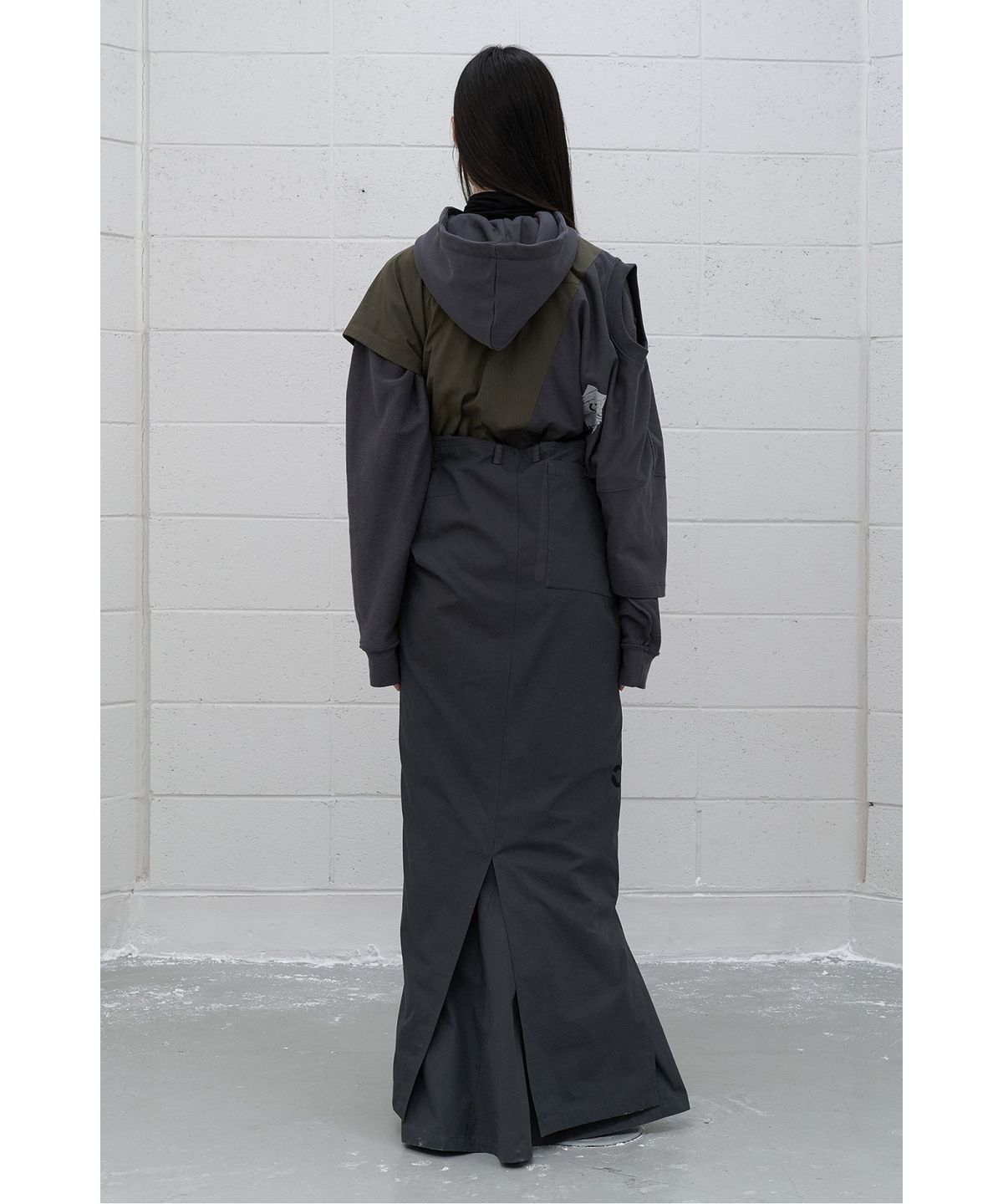 래코드(RECODE) (RE;CODE × OBJECTS IV LIFE by Daniel Arsham) Reworked Pants Layering Dress R0DAA25202GYX