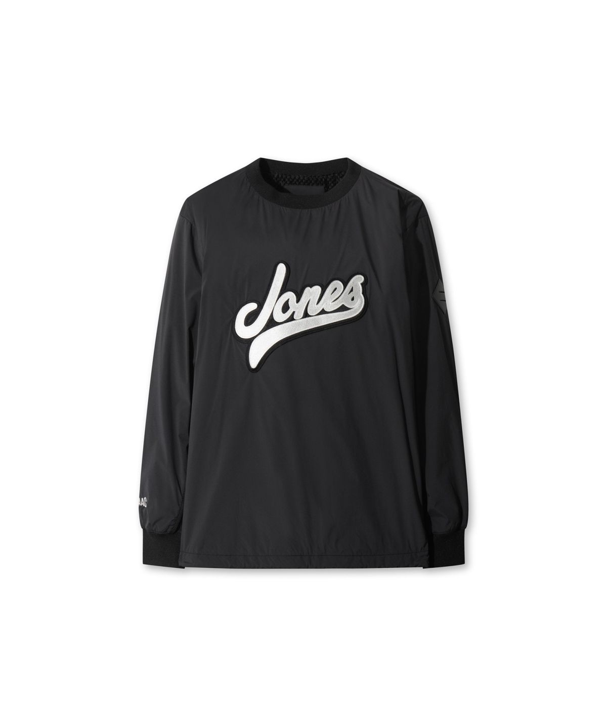 왁(WAAC) [JONES] Men’s Logo Windbreaker Pullover WMUAW25770BKX