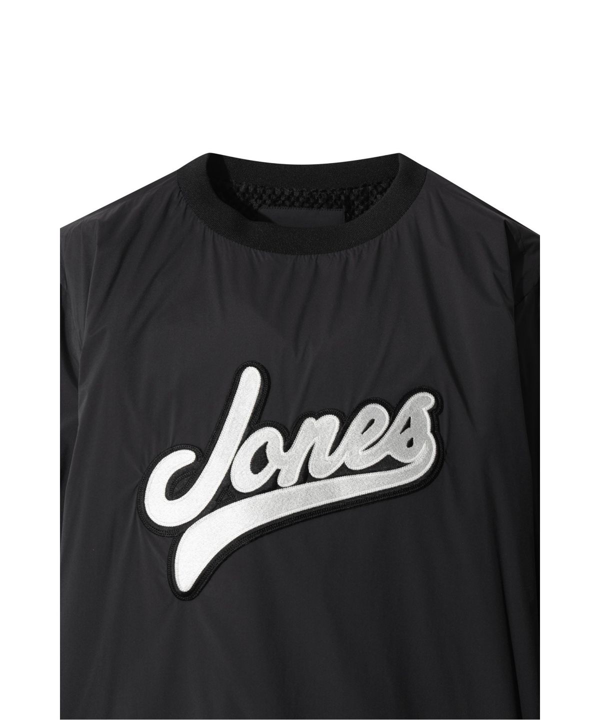 왁(WAAC) [JONES] Men’s Logo Windbreaker Pullover WMUAW25770BKX
