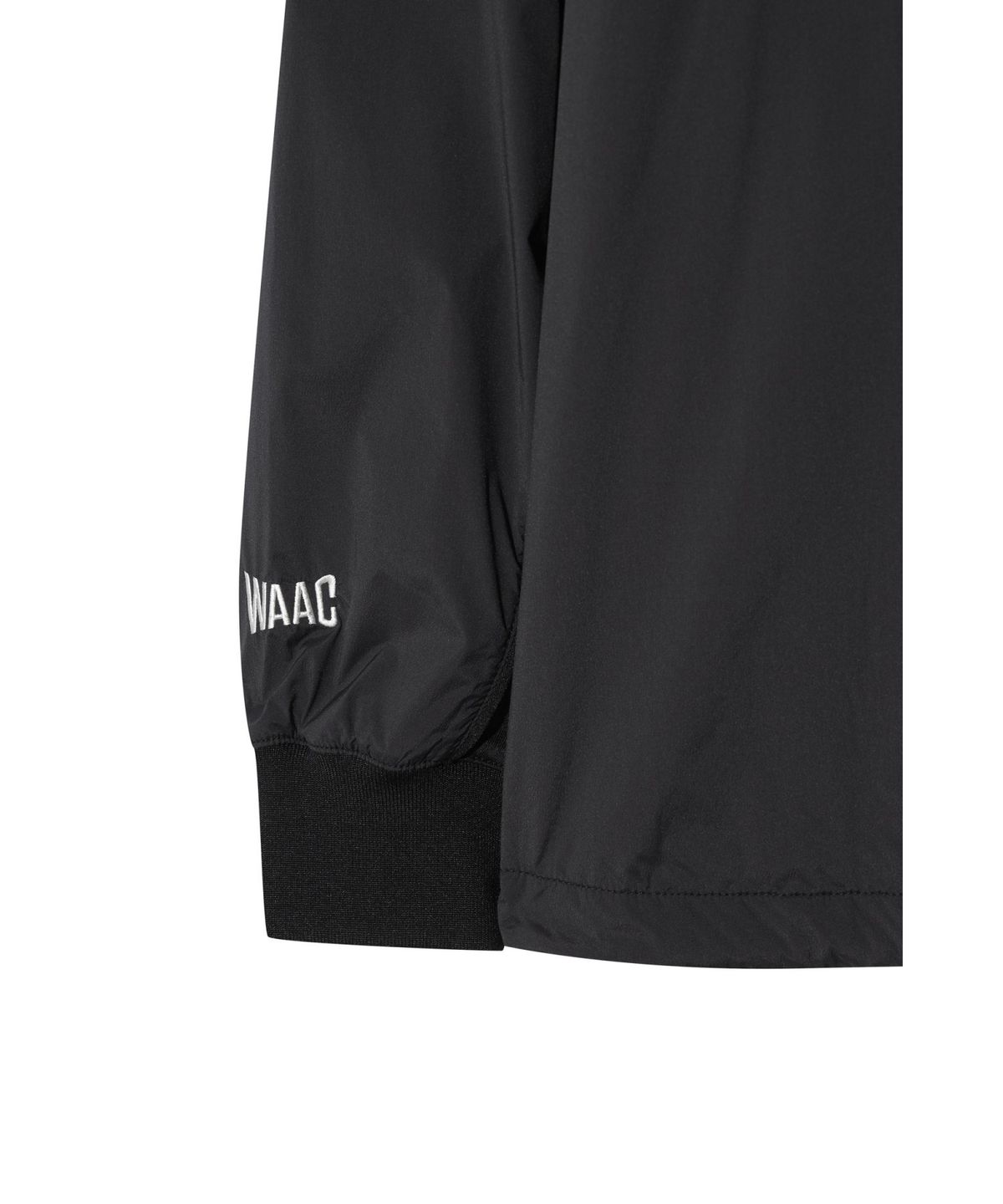 왁(WAAC) [JONES] Men’s Logo Windbreaker Pullover WMUAW25770BKX