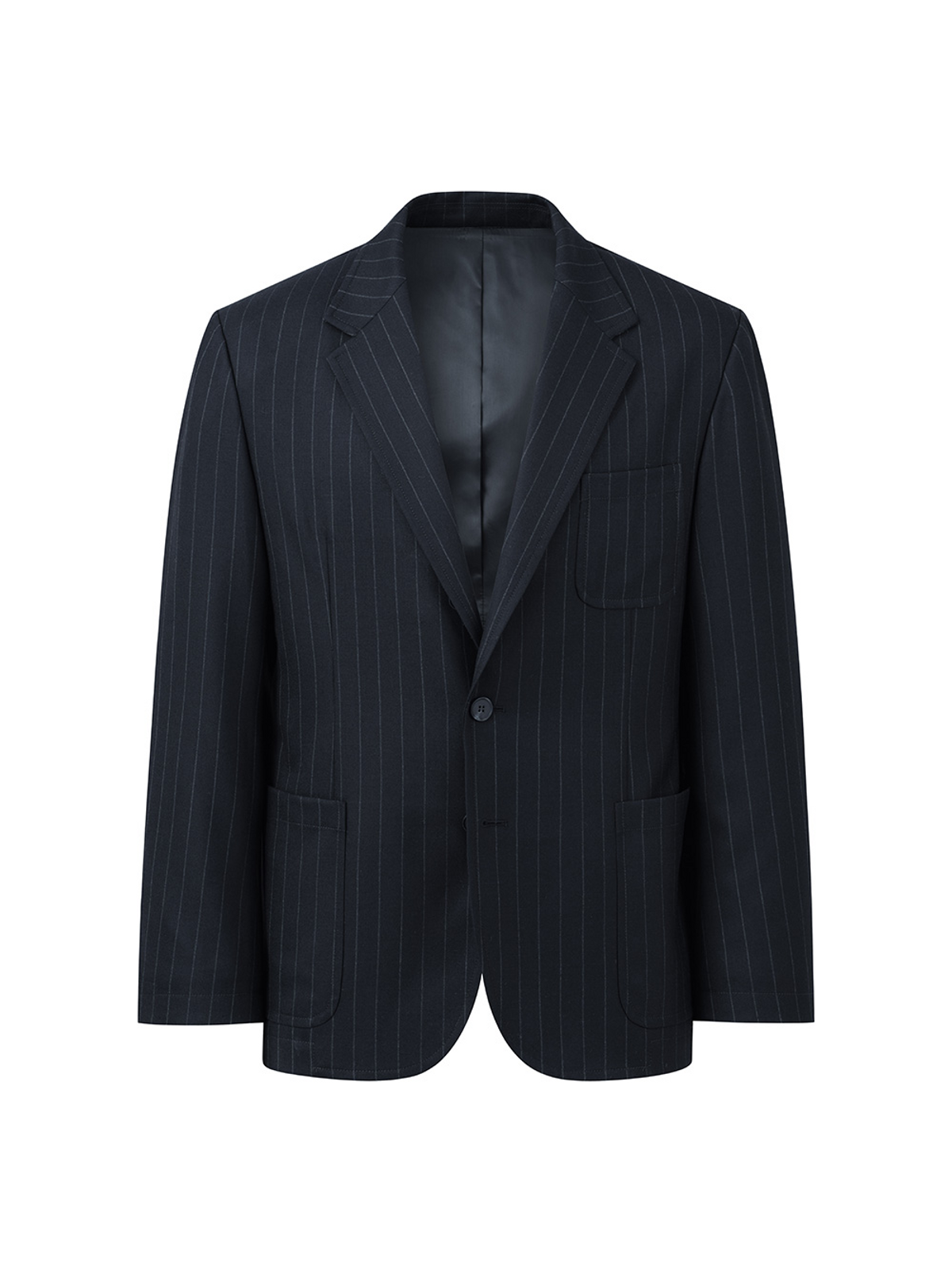에드워드맥스(EDWARDMAX) [에드워드맥스] 클래식 스트라이프 자켓 블레이저 (네이비)