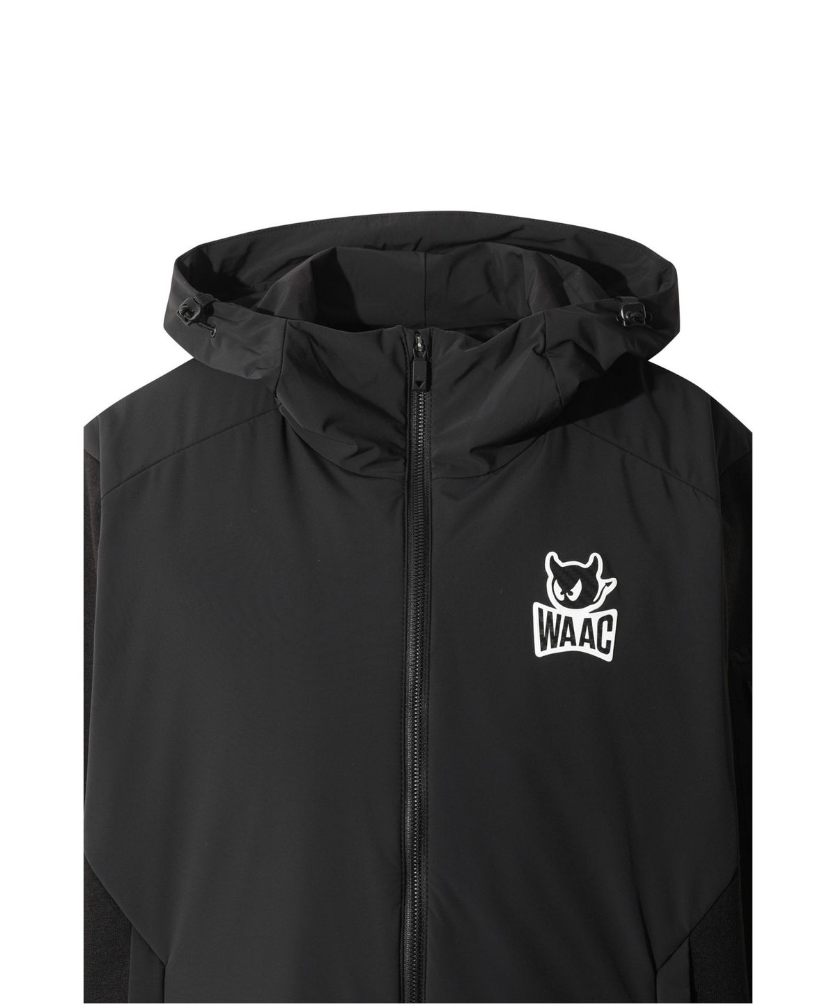 왁(WAAC) [PLAYER S EDITION] Knit Hybrid Hoodie Jacket WMWAW25702BKX