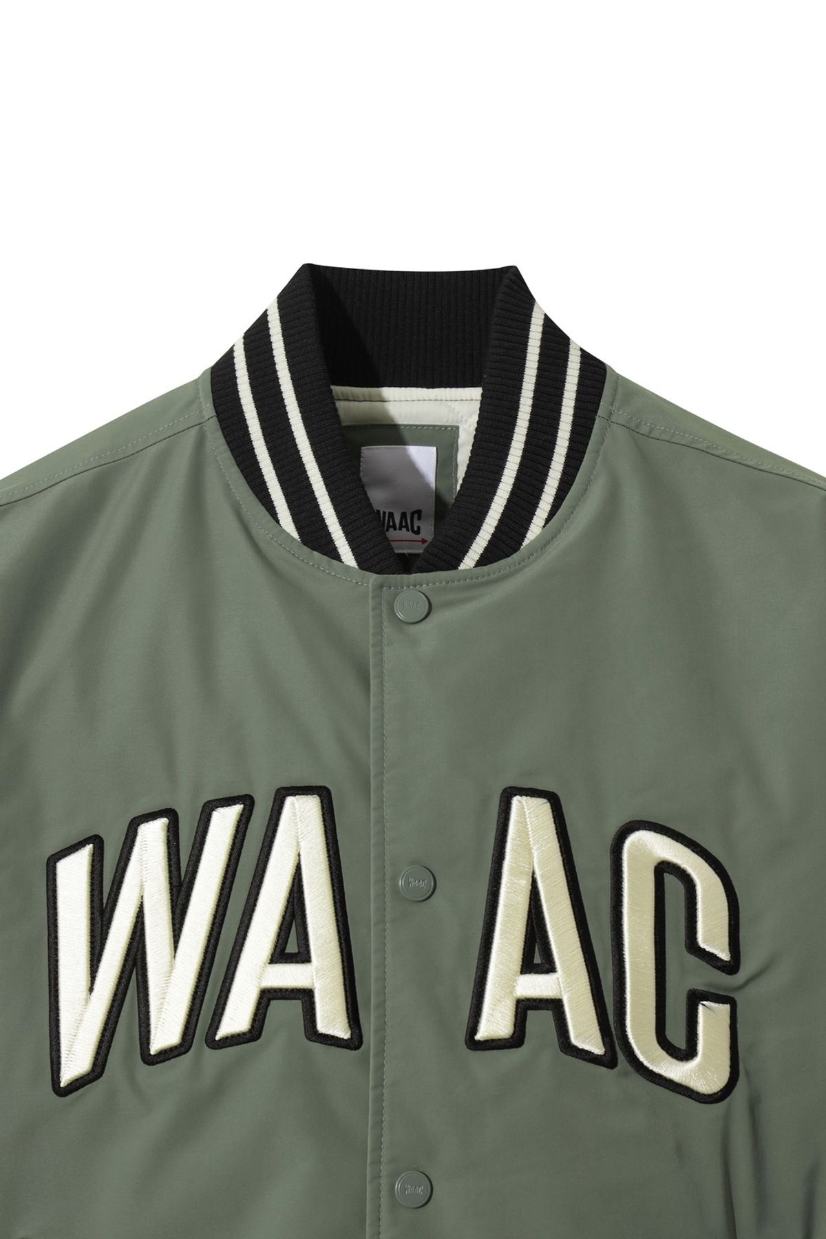 왁(WAAC) Men Padded Varsity Jacket WMUAW25706GRD