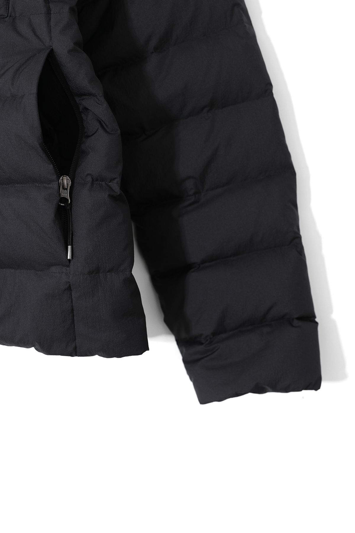 홀리선(HORLISUN) Frost Hood Duckdown Light Jacket Black