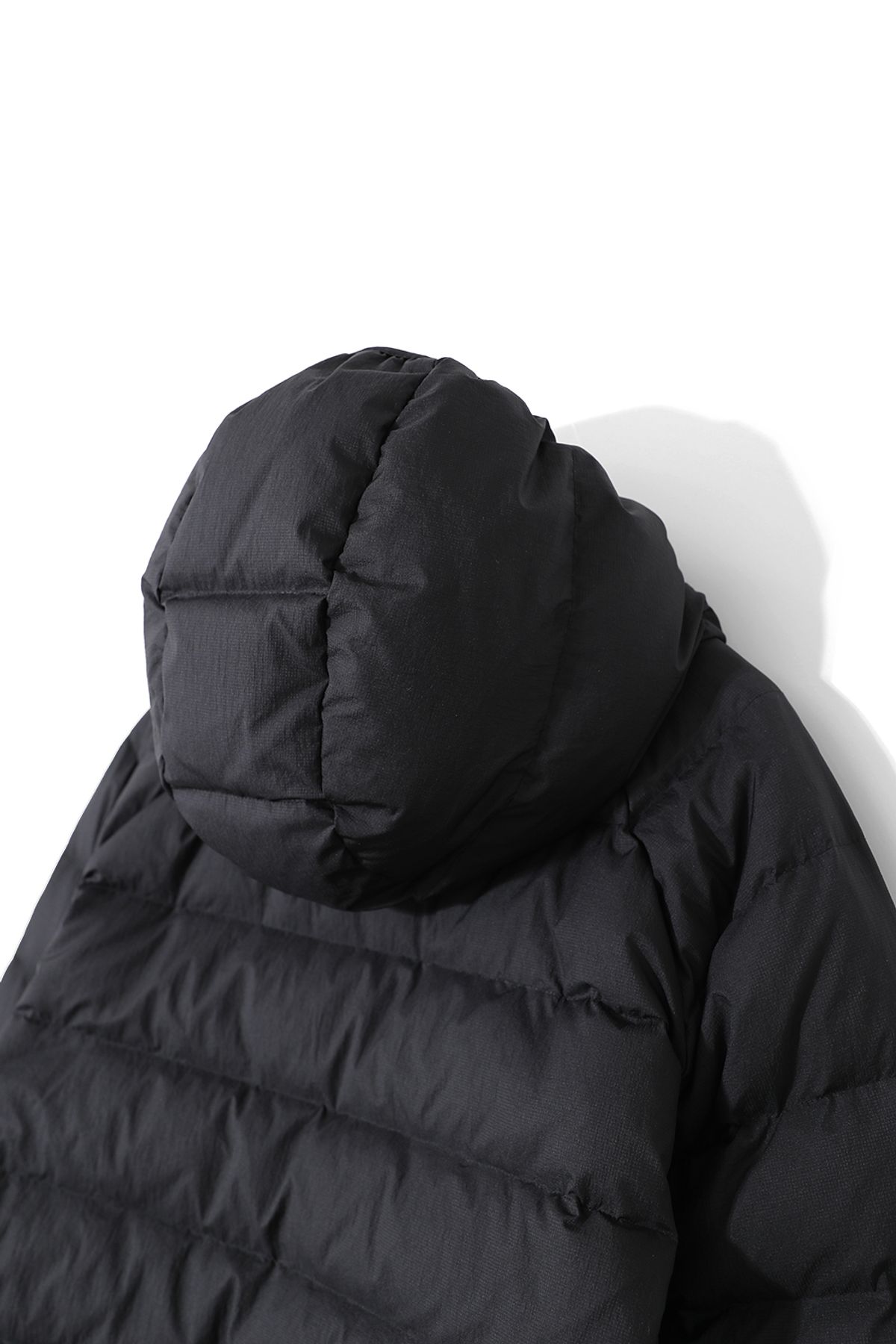 홀리선(HORLISUN) Frost Hood Duckdown Light Jacket Black