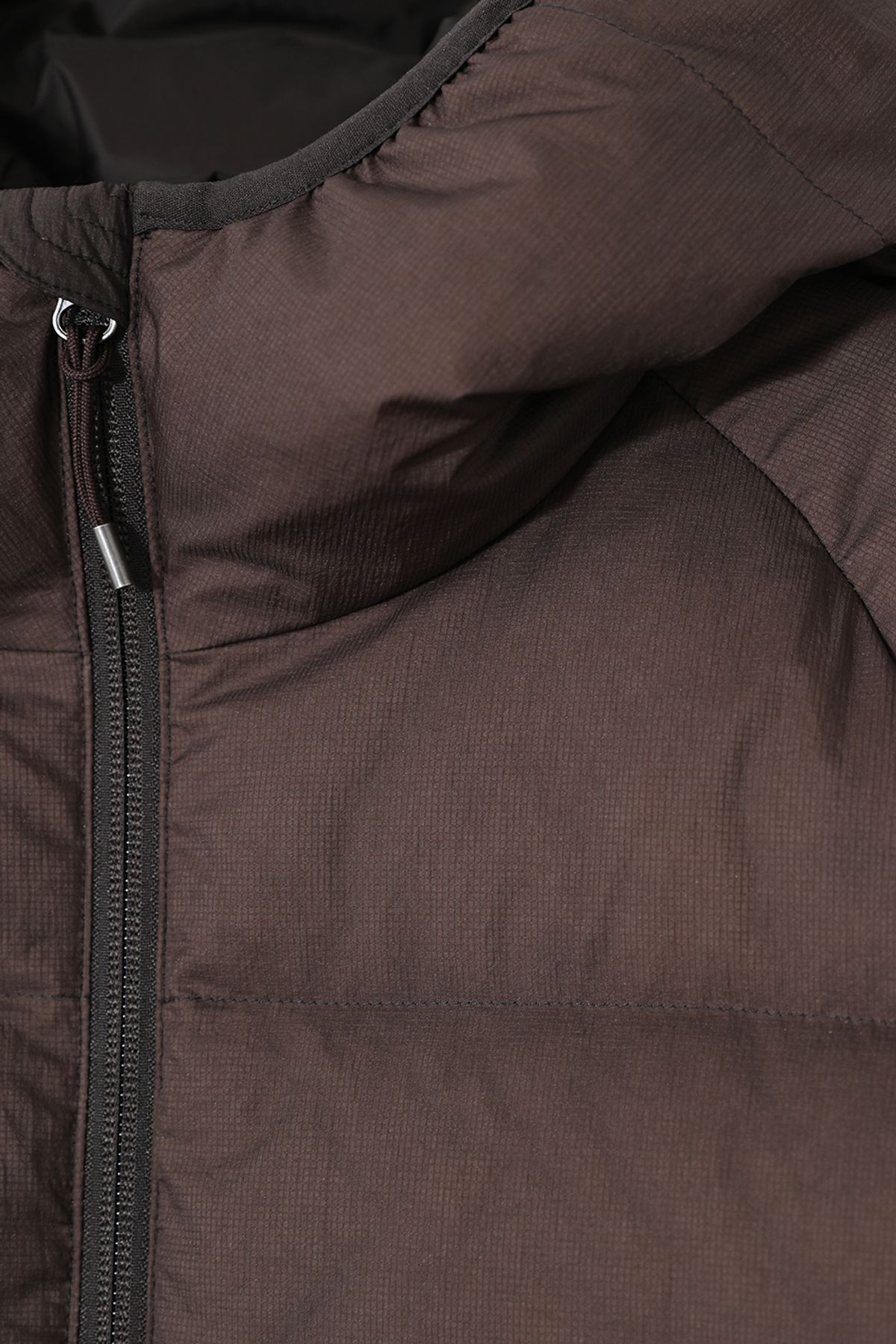 홀리선(HORLISUN) Frost Hood Duckdown Light Jacket Dark Brown