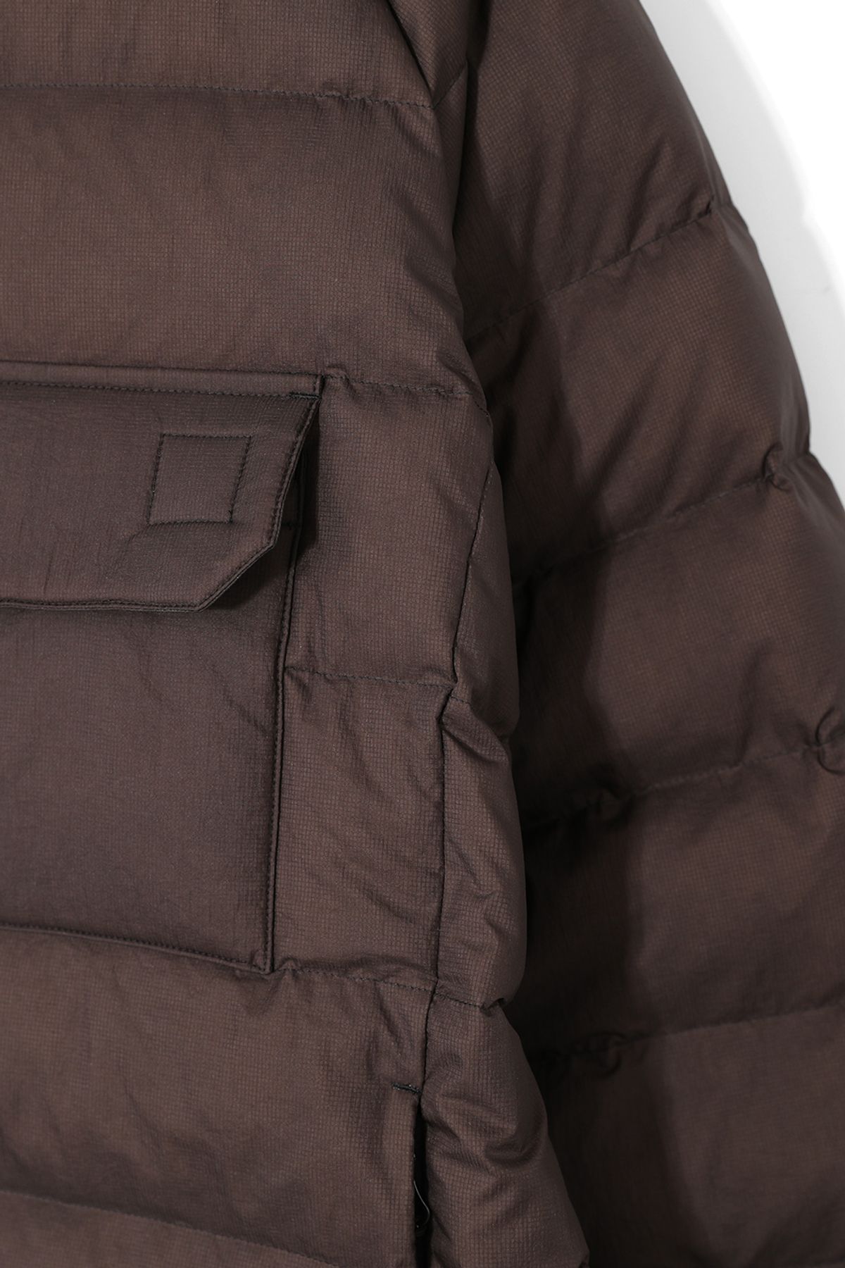홀리선(HORLISUN) Frost Hood Duckdown Light Jacket Dark Brown