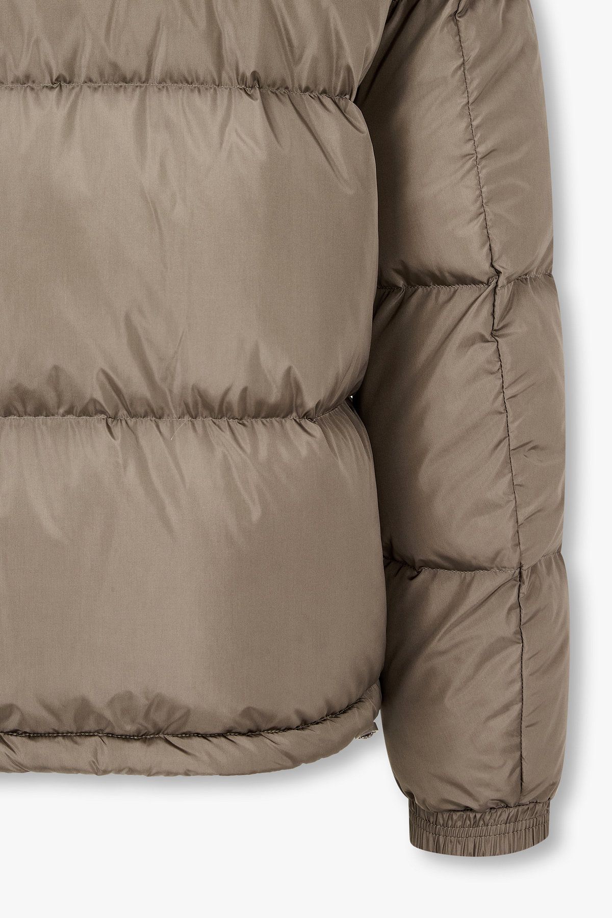 아르마니 익스체인지(ARMANI EXCHANGE) 남성 디태처블 후드 다운 패딩 자켓_카키 브라운 A415310001